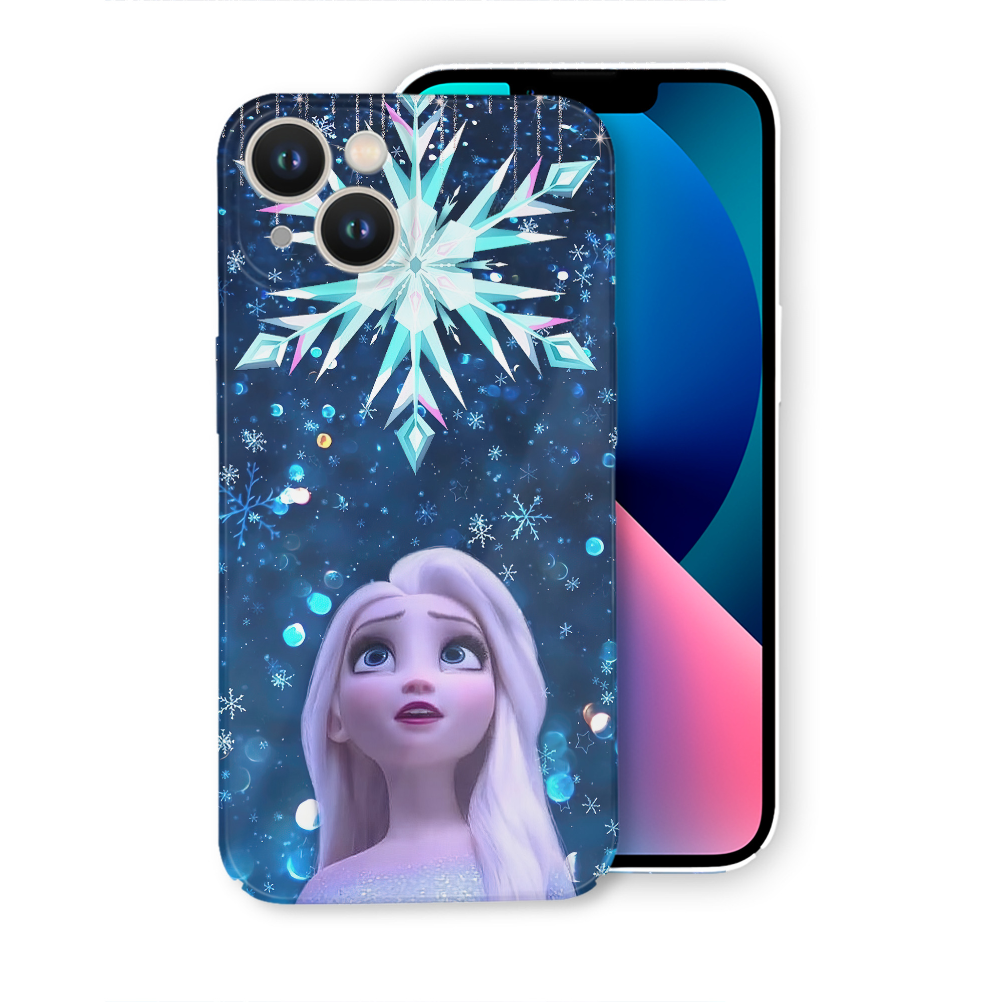 （画像用） アナと雪の女王 アンナ エルサ Frozen Anna Elsa 【iPhone 14シリーズ対応】ハードケース