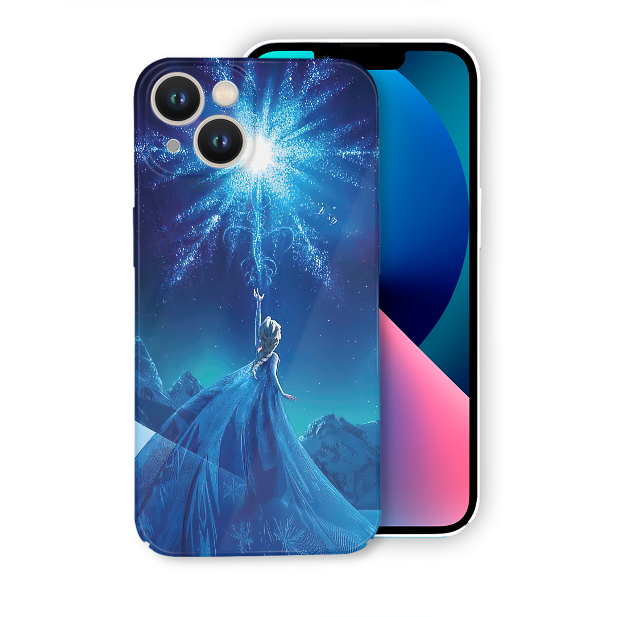 （画像用） アナと雪の女王 アンナ エルサ Frozen Anna Elsa 【iPhone 14シリーズ対応】ハードケース