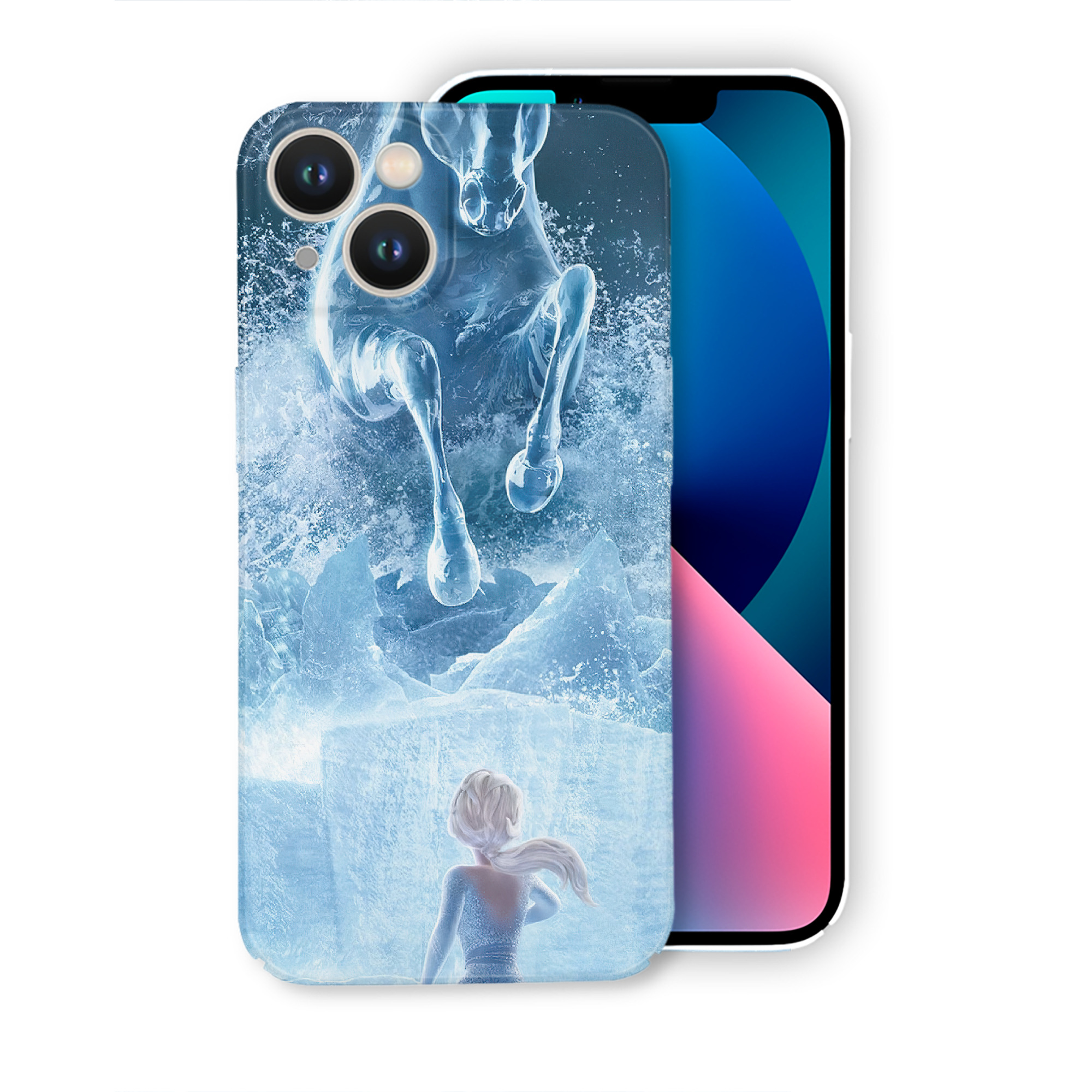（画像用） アナと雪の女王 アンナ エルサ Frozen Anna Elsa 【iPhone 14シリーズ対応】ハードケース