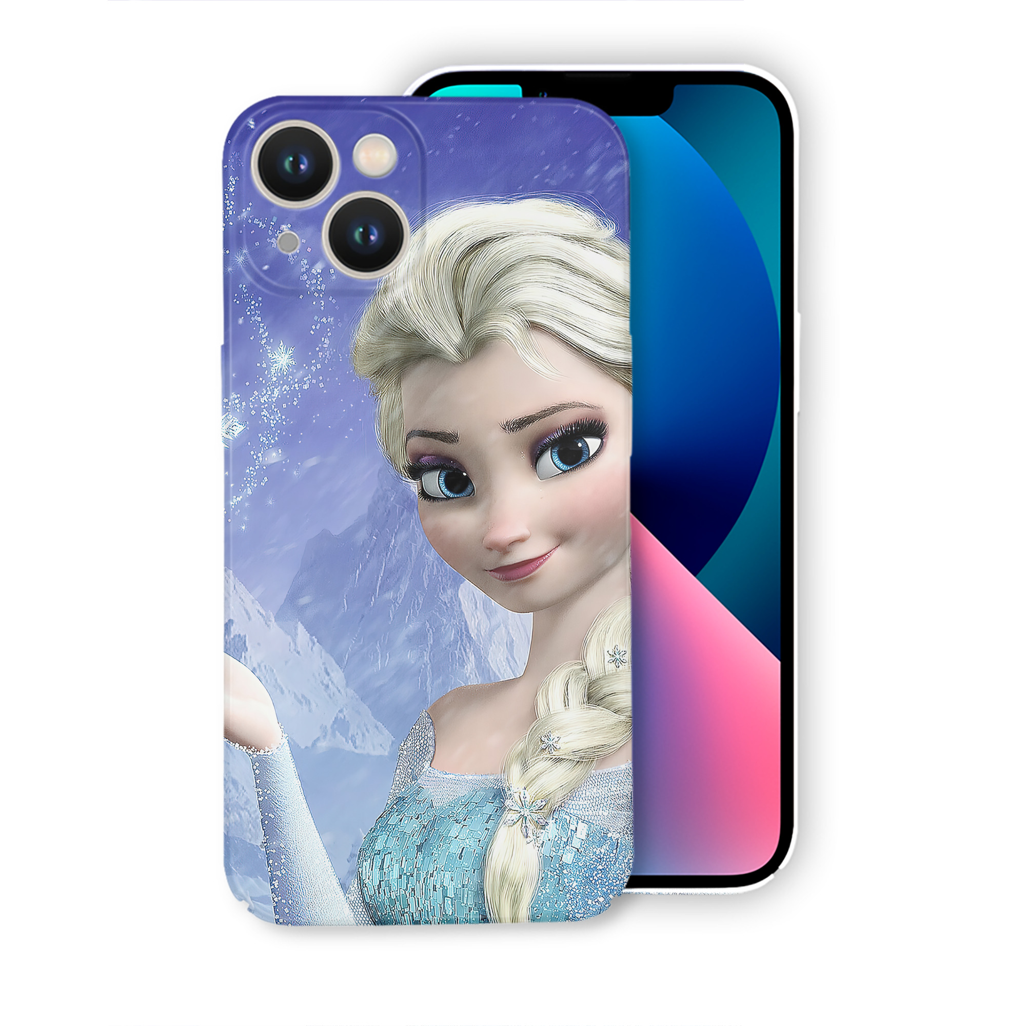 （画像用） アナと雪の女王 アンナ エルサ Frozen Anna Elsa 【iPhone 14シリーズ対応】ハードケース