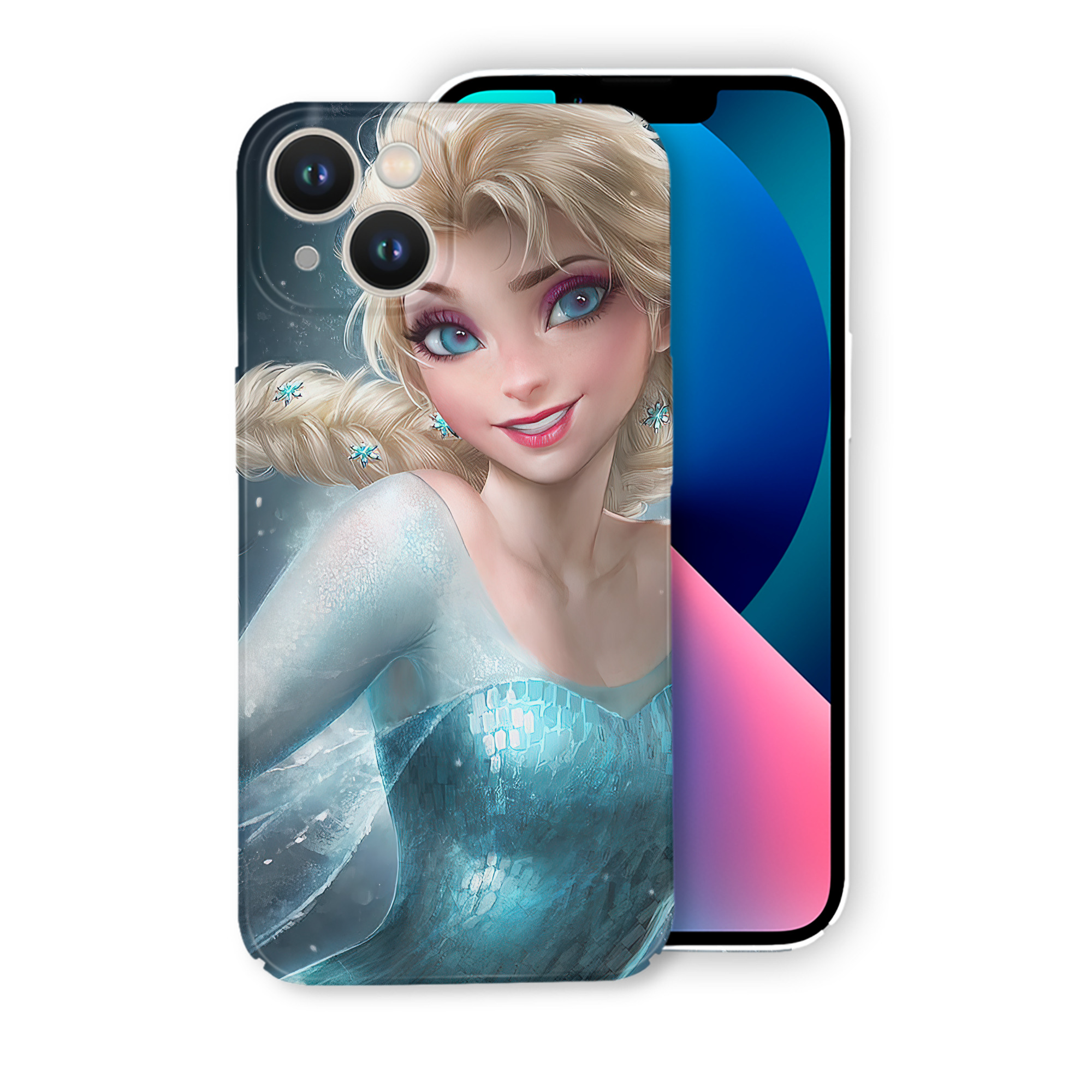 （画像用） アナと雪の女王 アンナ エルサ Frozen Anna Elsa 【iPhone 14シリーズ対応】ハードケース