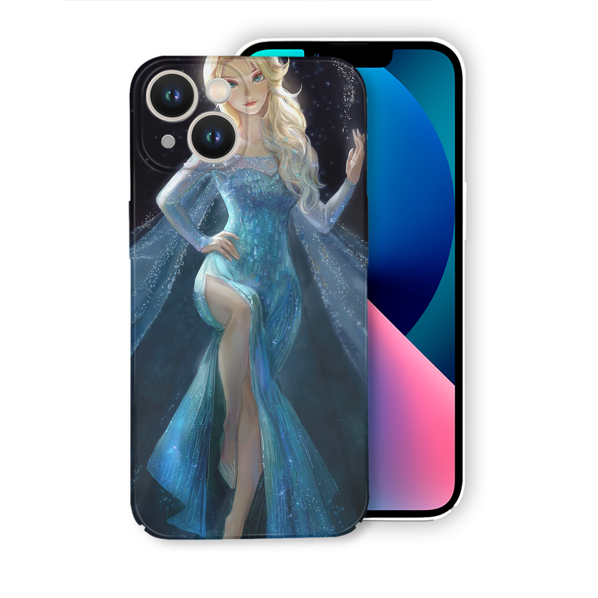 （画像用） アナと雪の女王 アンナ エルサ Frozen Anna Elsa 【iPhone 14シリーズ対応】ハードケース