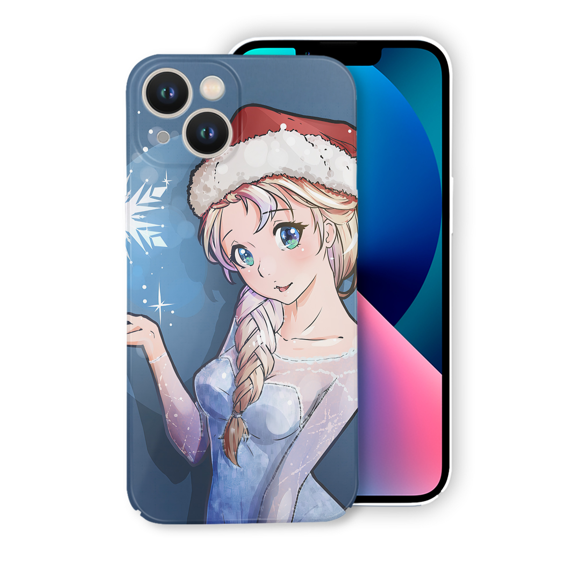 （画像用） アナと雪の女王 アンナ エルサ Frozen Anna Elsa 【iPhone 14シリーズ対応】ハードケース
