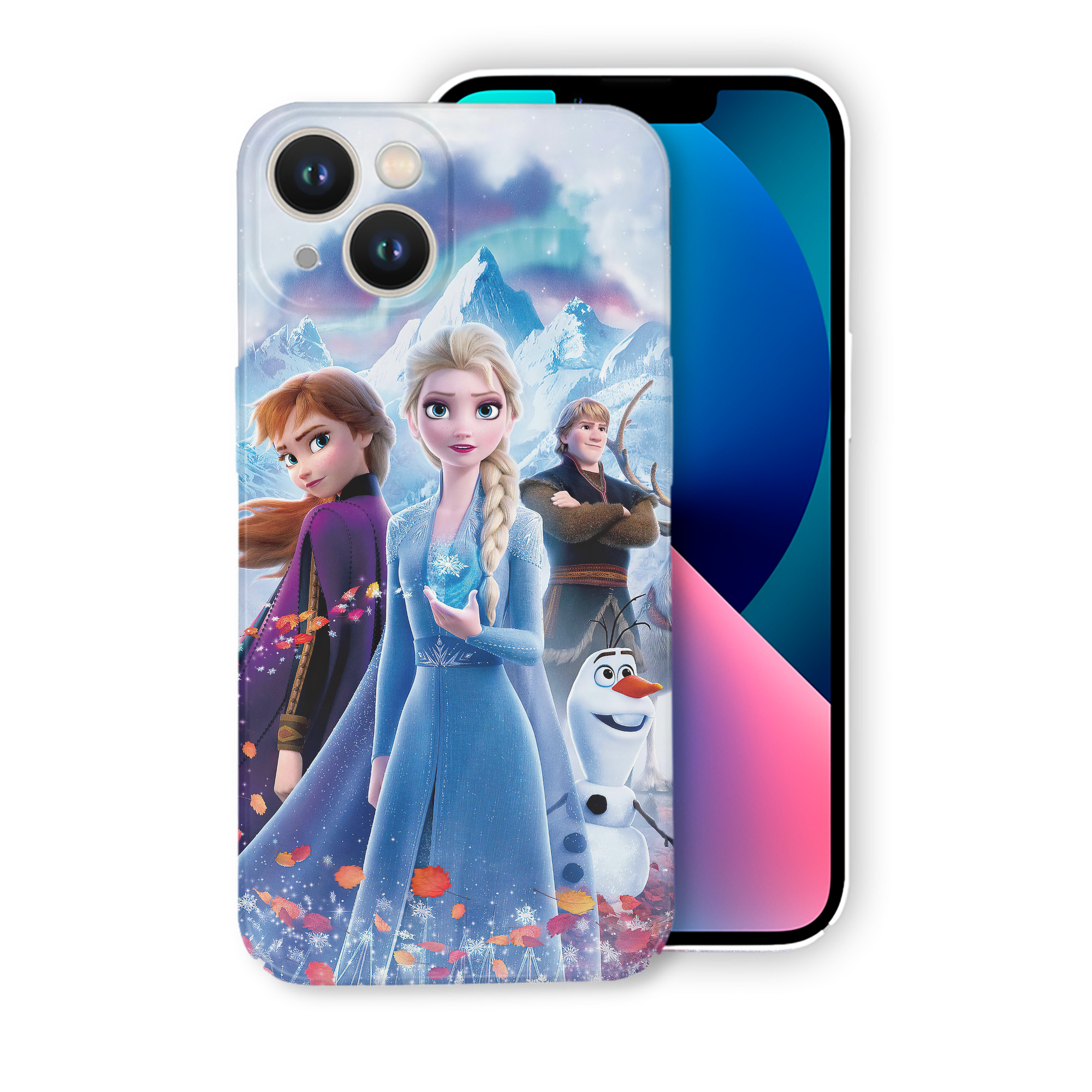 （画像用） アナと雪の女王 アンナ エルサ Frozen Anna Elsa 【iPhone 14シリーズ対応】ハードケース