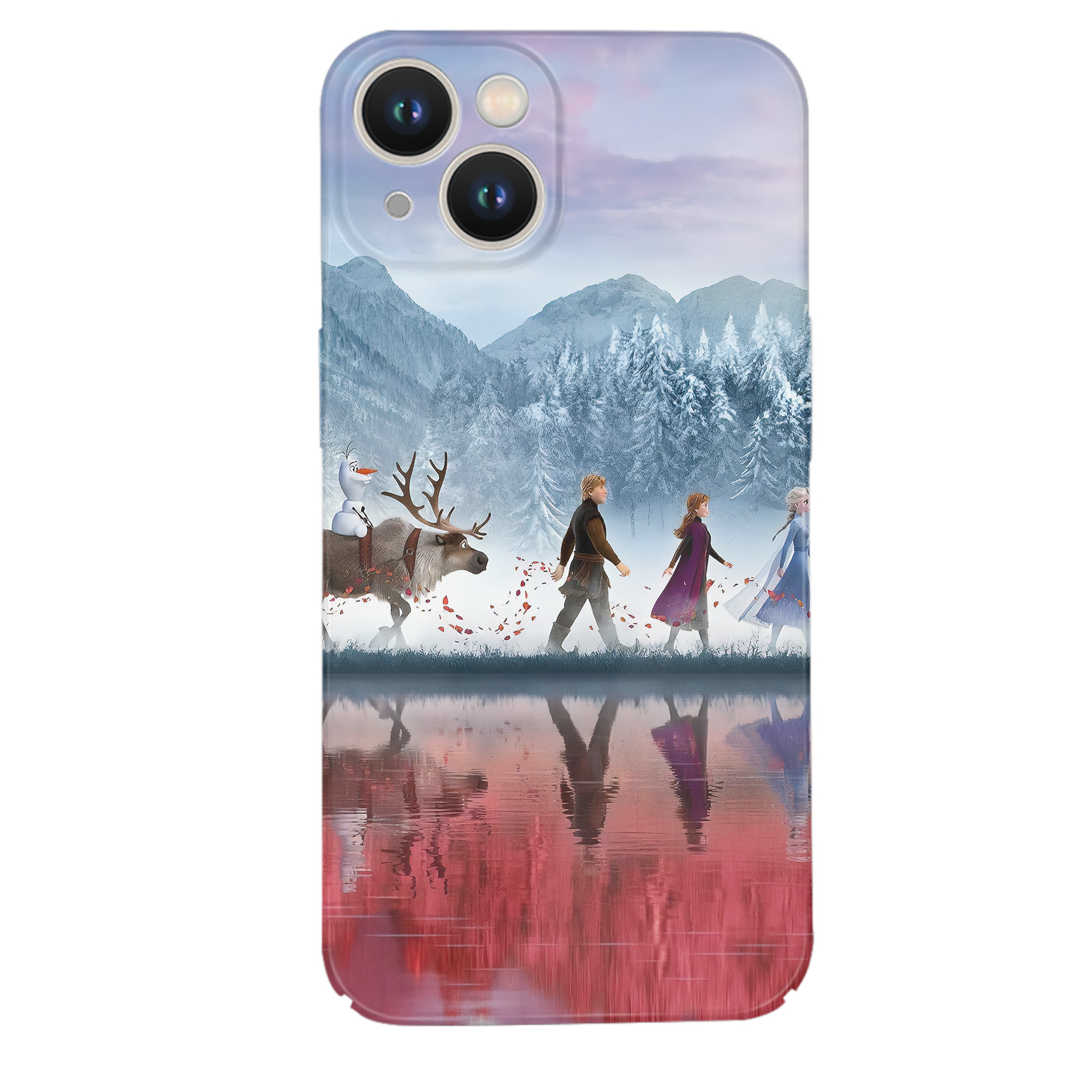 （画像用） アナと雪の女王 アンナ エルサ Frozen Anna Elsa 【iPhone 14シリーズ対応】ハードケース