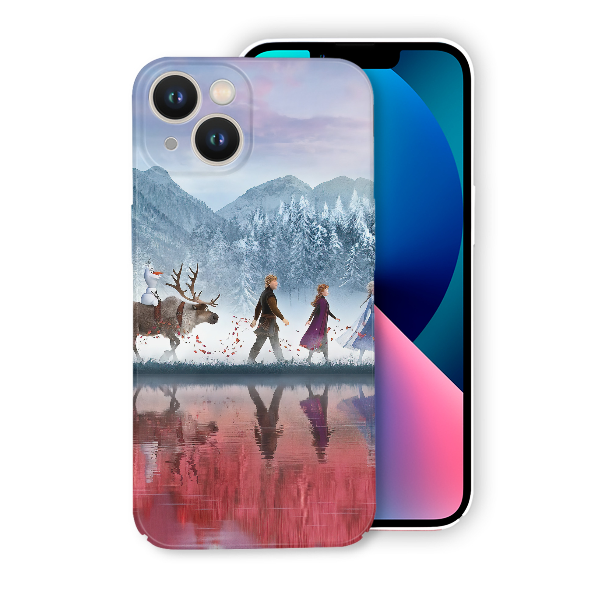 （画像用） アナと雪の女王 アンナ エルサ Frozen Anna Elsa 【iPhone 14シリーズ対応】ハードケース