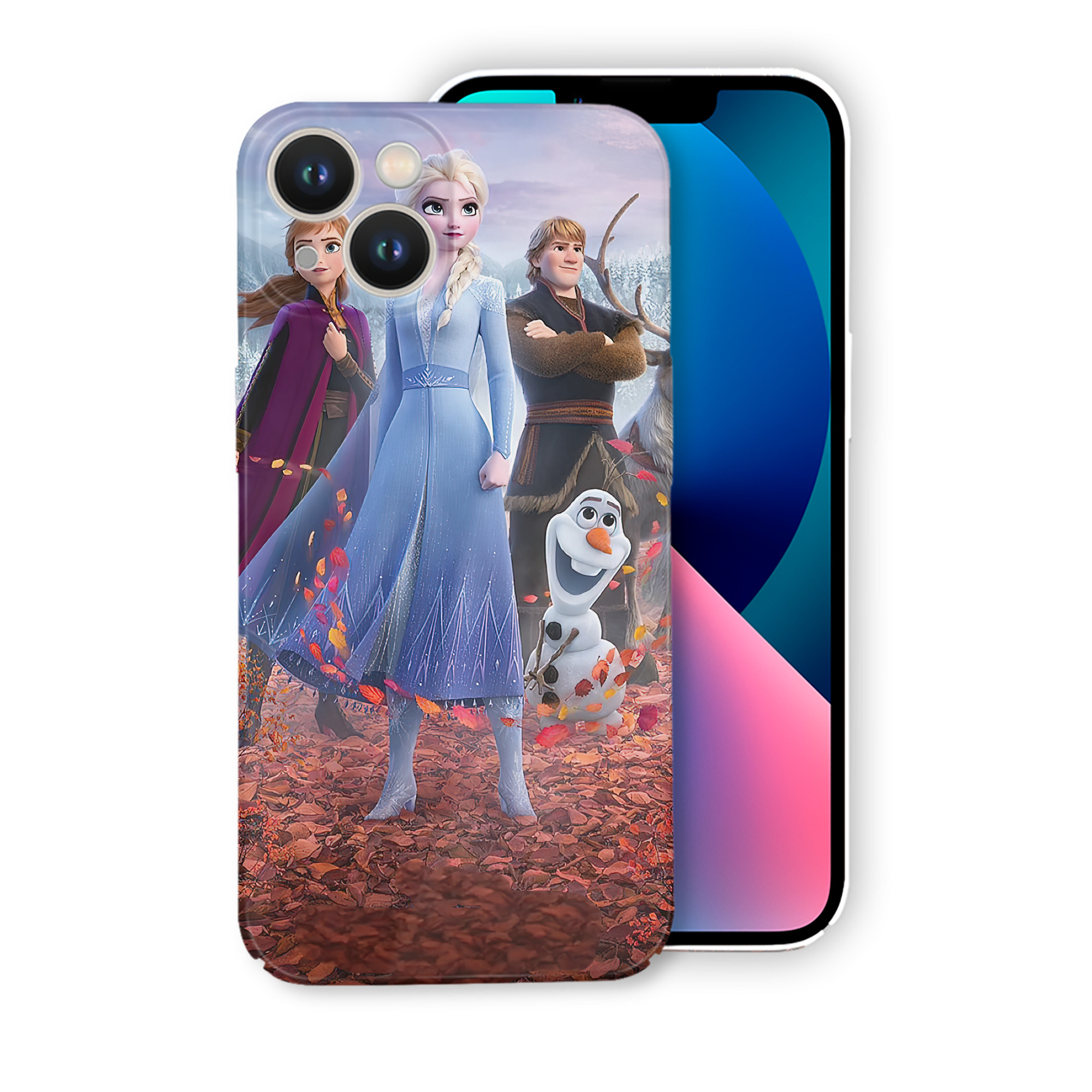 （画像用） アナと雪の女王 アンナ エルサ Frozen Anna Elsa 【iPhone 14シリーズ対応】ハードケース