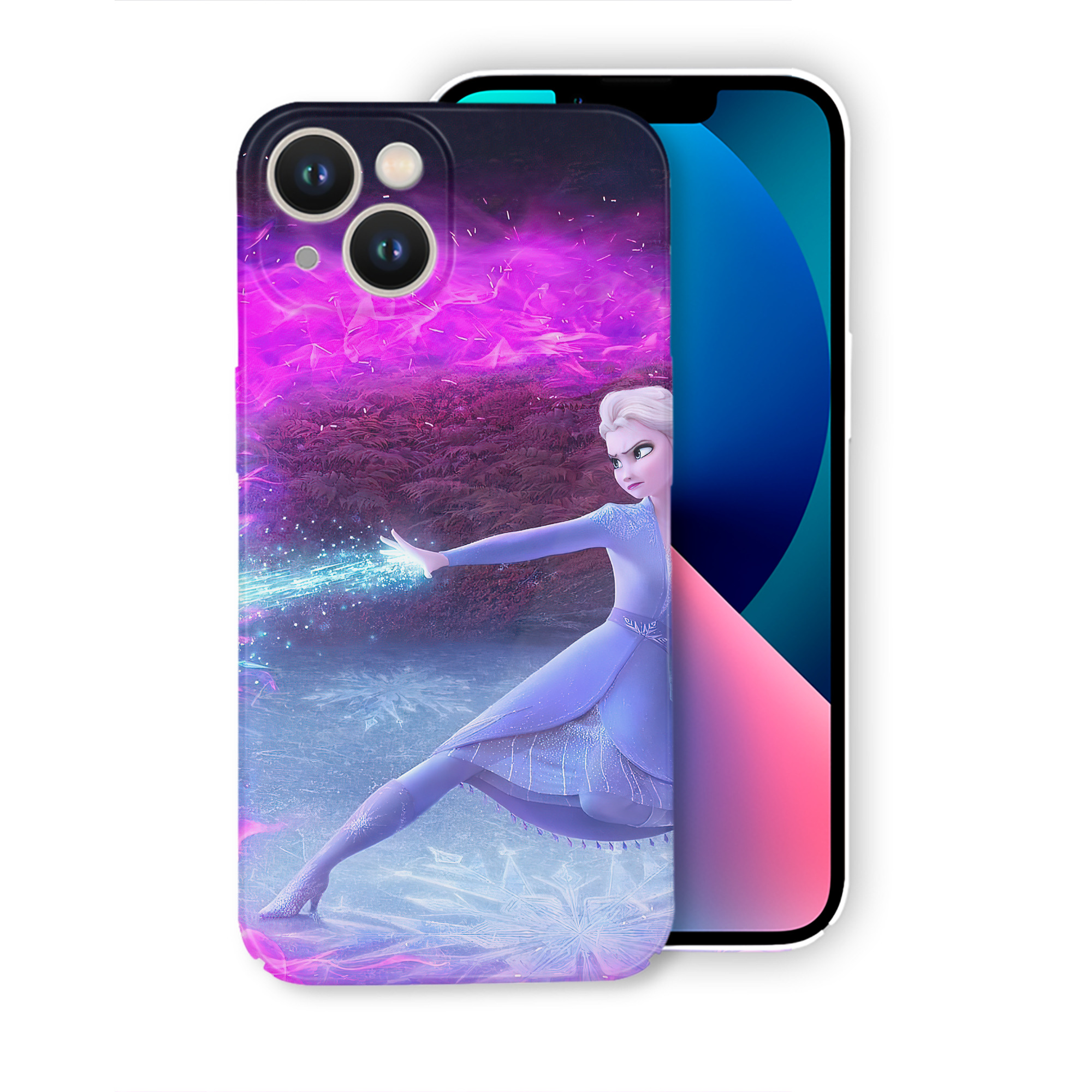 （画像用） アナと雪の女王 アンナ エルサ Frozen Anna Elsa 【iPhone 14シリーズ対応】ハードケース