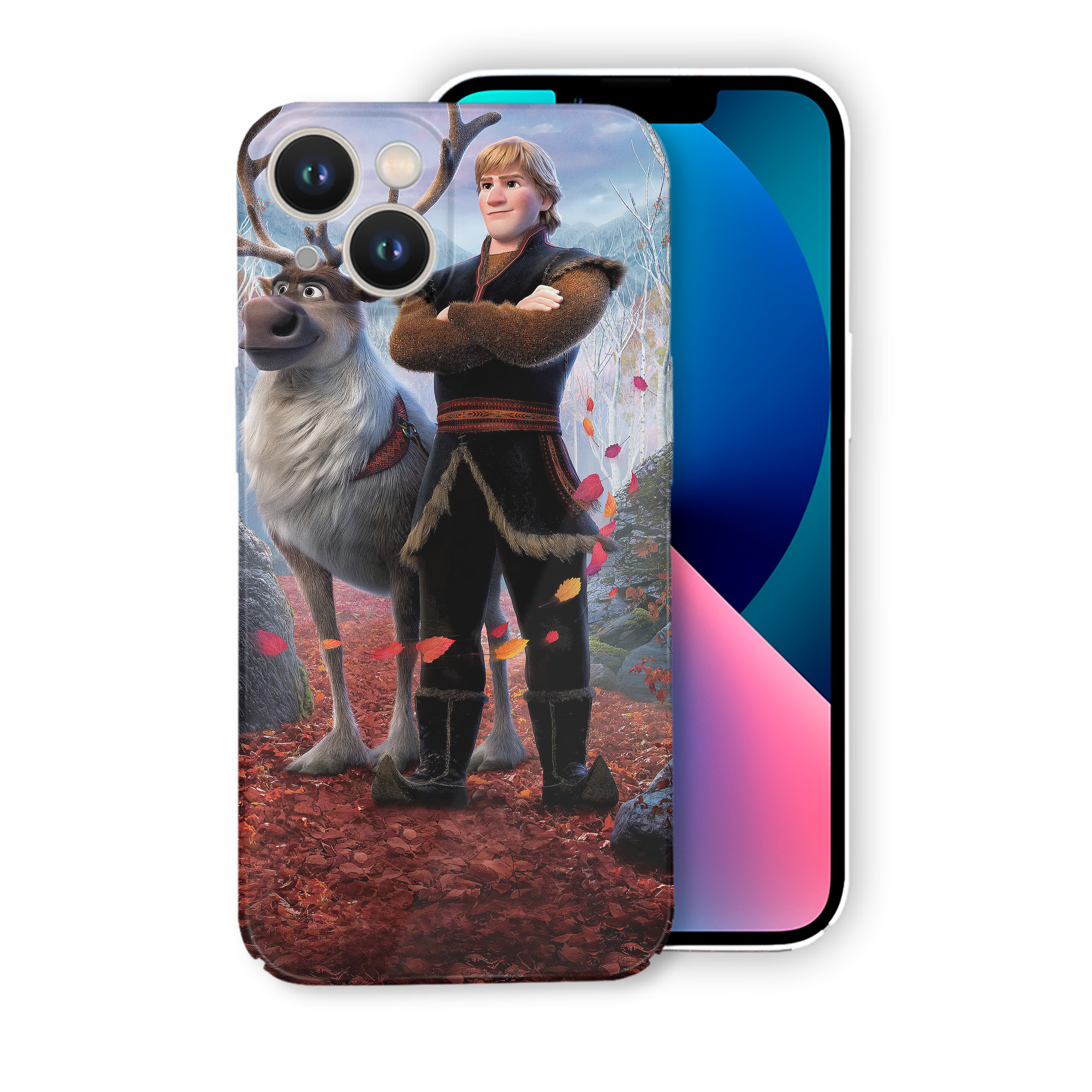 （画像用） アナと雪の女王 アンナ エルサ Frozen Anna Elsa 【iPhone 14シリーズ対応】ハードケース