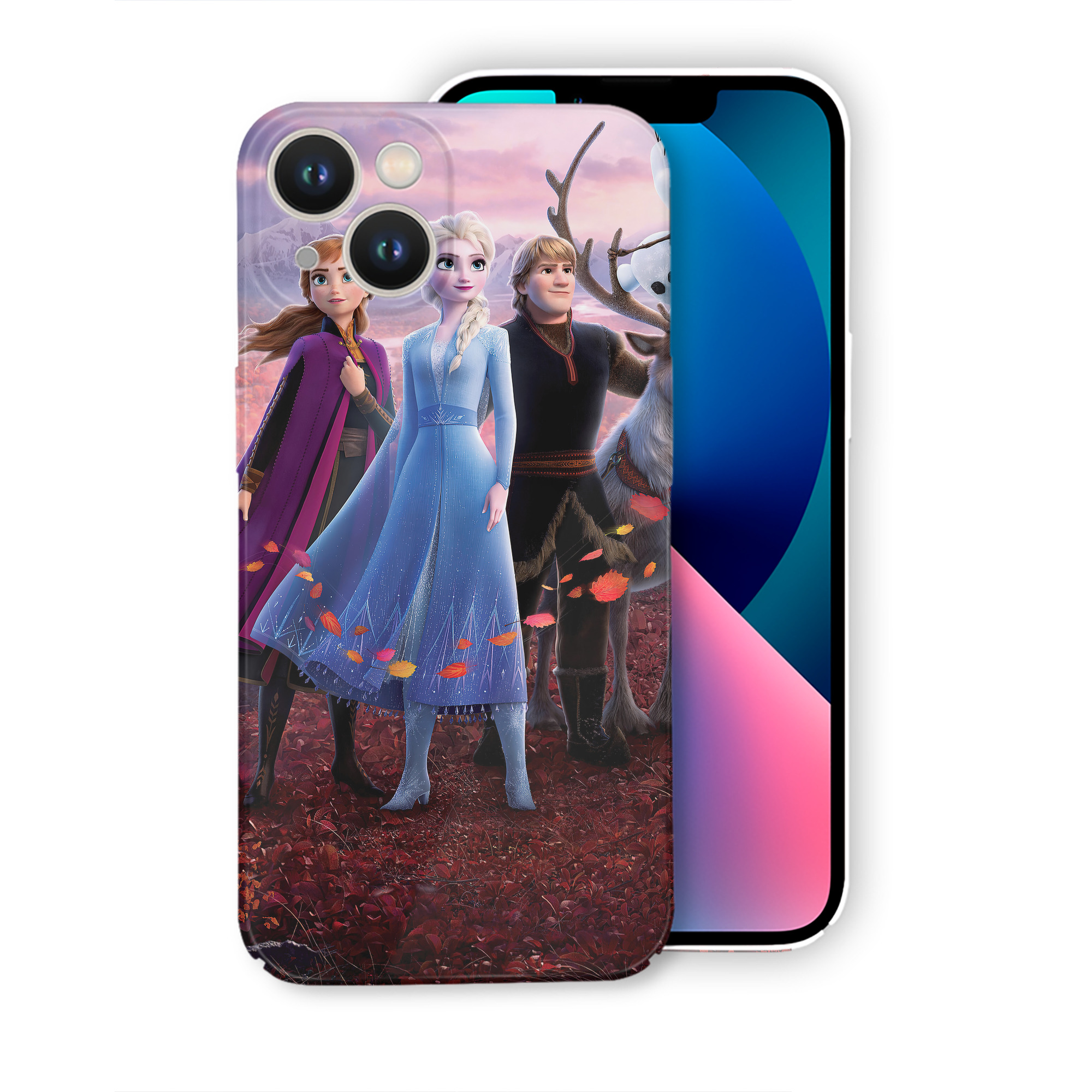 （画像用） アナと雪の女王 アンナ エルサ Frozen Anna Elsa 【iPhone 14シリーズ対応】ハードケース