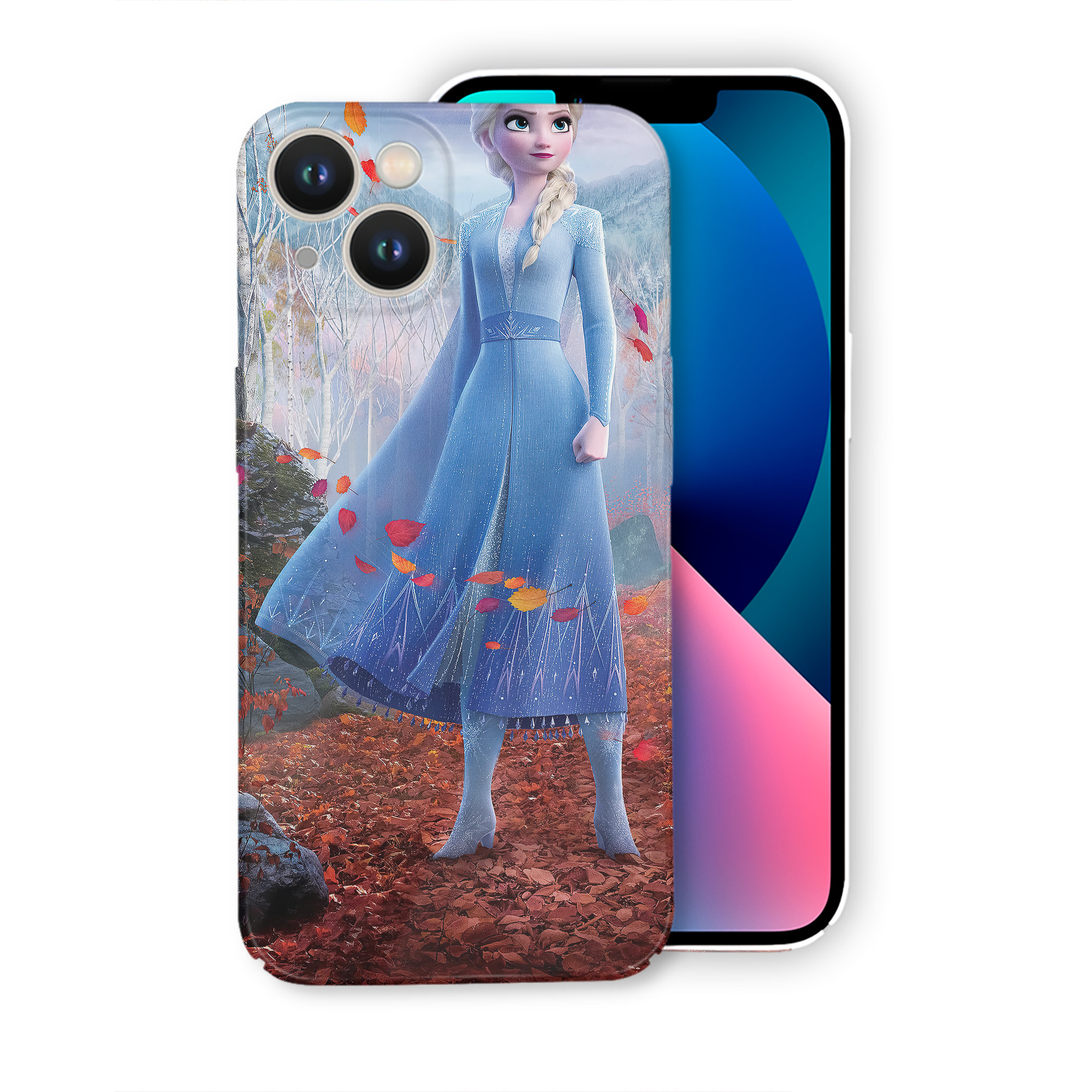 （画像用） アナと雪の女王 アンナ エルサ Frozen Anna Elsa 【iPhone 14シリーズ対応】ハードケース
