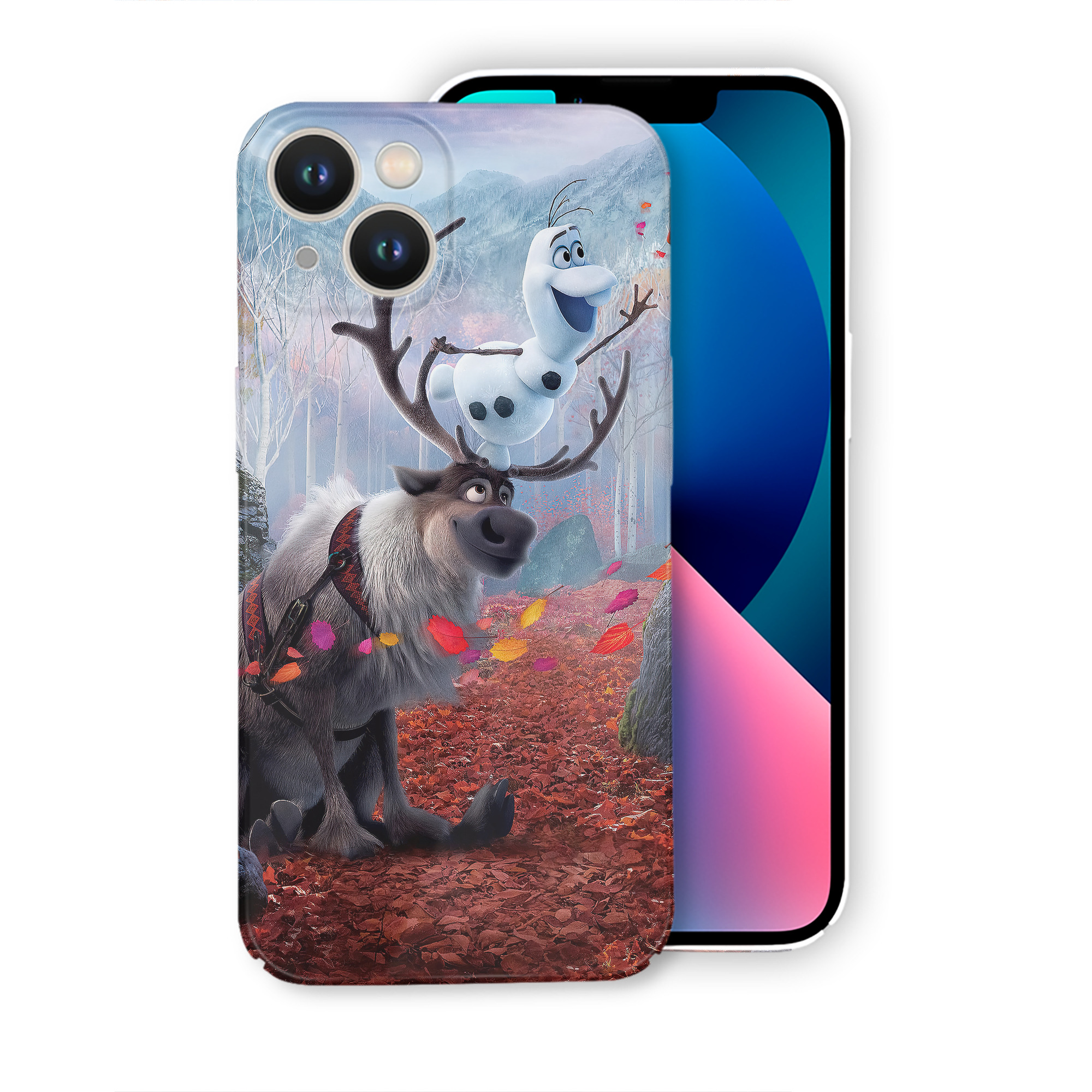 （画像用） アナと雪の女王 アンナ エルサ Frozen Anna Elsa 【iPhone 14シリーズ対応】ハードケース