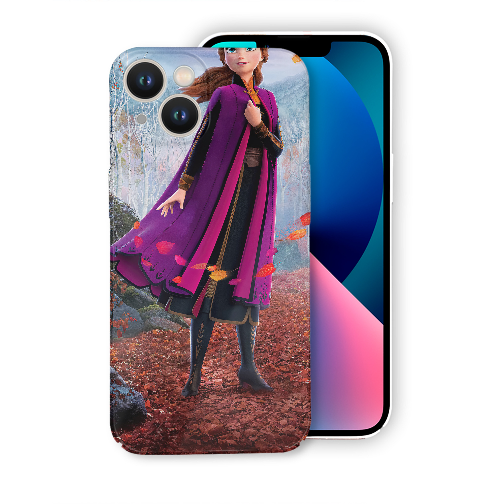 （画像用） アナと雪の女王 アンナ エルサ Frozen Anna Elsa 【iPhone 14シリーズ対応】ハードケース