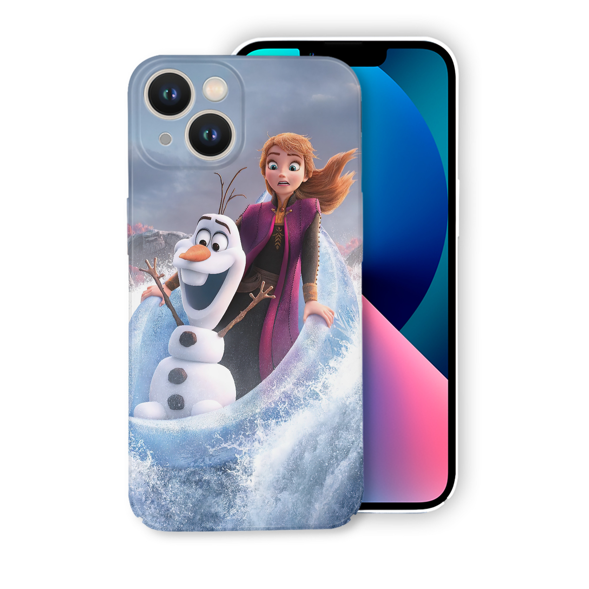（画像用） アナと雪の女王 アンナ エルサ Frozen Anna Elsa 【iPhone 14シリーズ対応】ハードケース