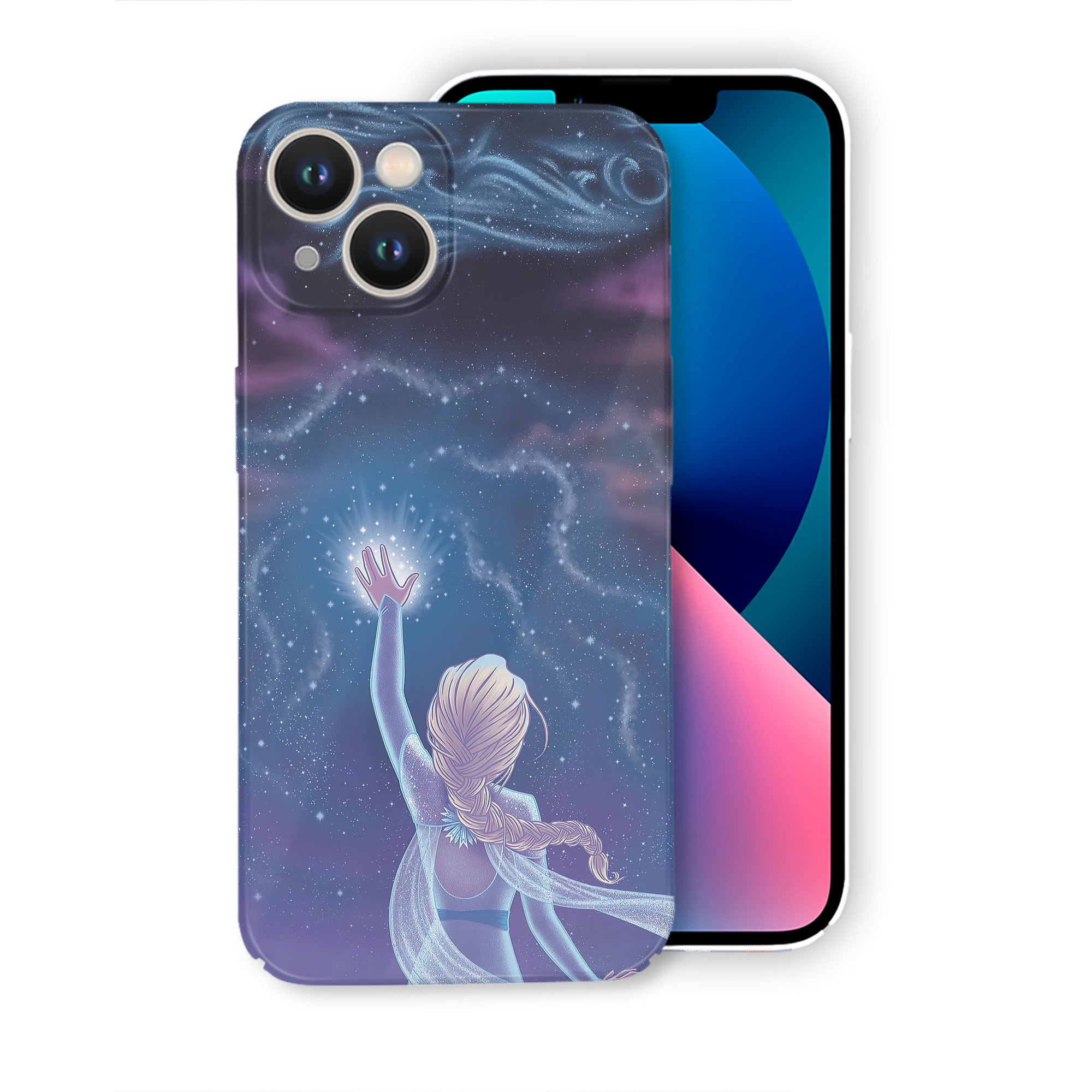 （画像用） アナと雪の女王 アンナ エルサ Frozen Anna Elsa 【iPhone 14シリーズ対応】ハードケース