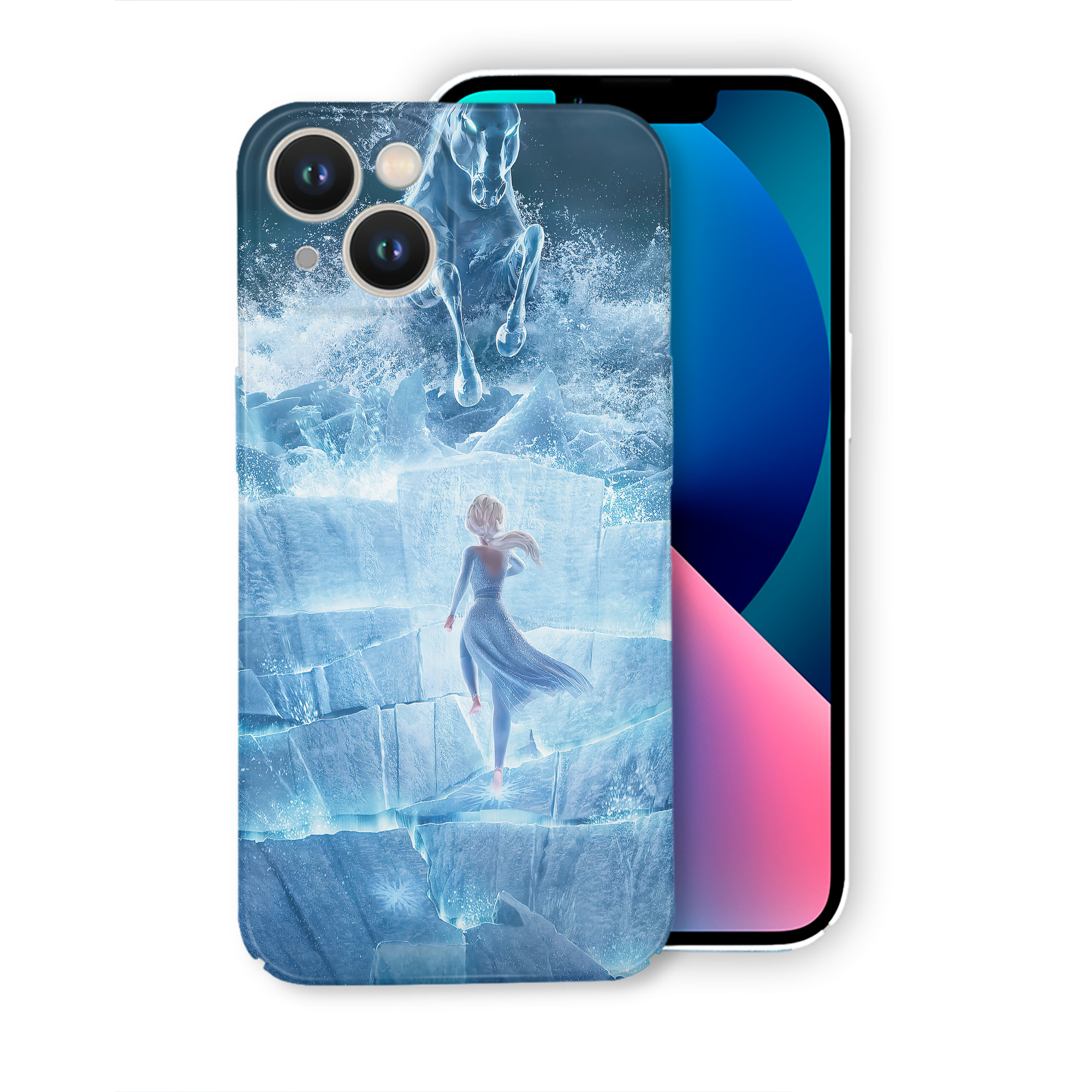 （画像用） アナと雪の女王 アンナ エルサ Frozen Anna Elsa 【iPhone 14シリーズ対応】ハードケース