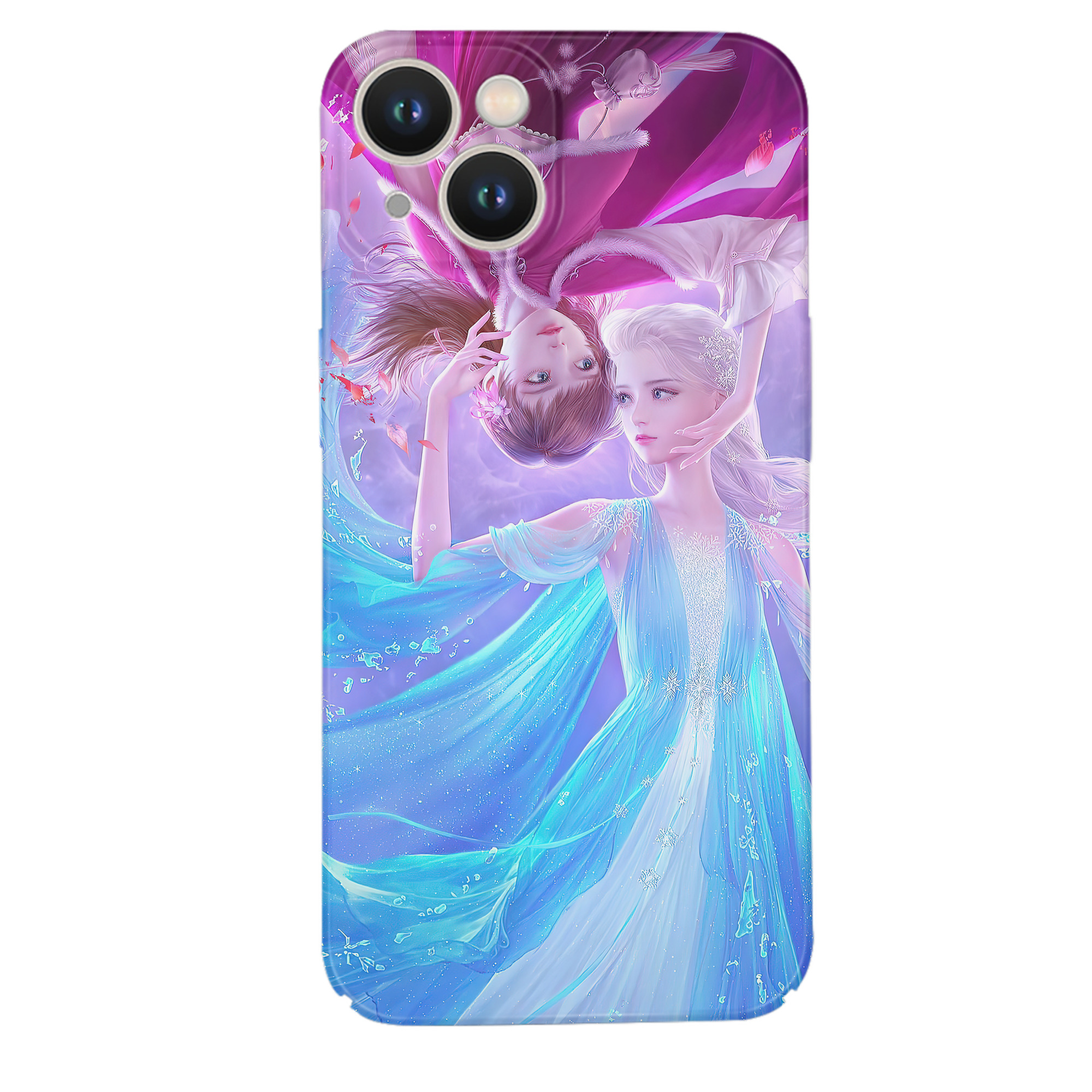 （画像用） アナと雪の女王 アンナ エルサ Frozen Anna Elsa 【iPhone 14シリーズ対応】ハードケース