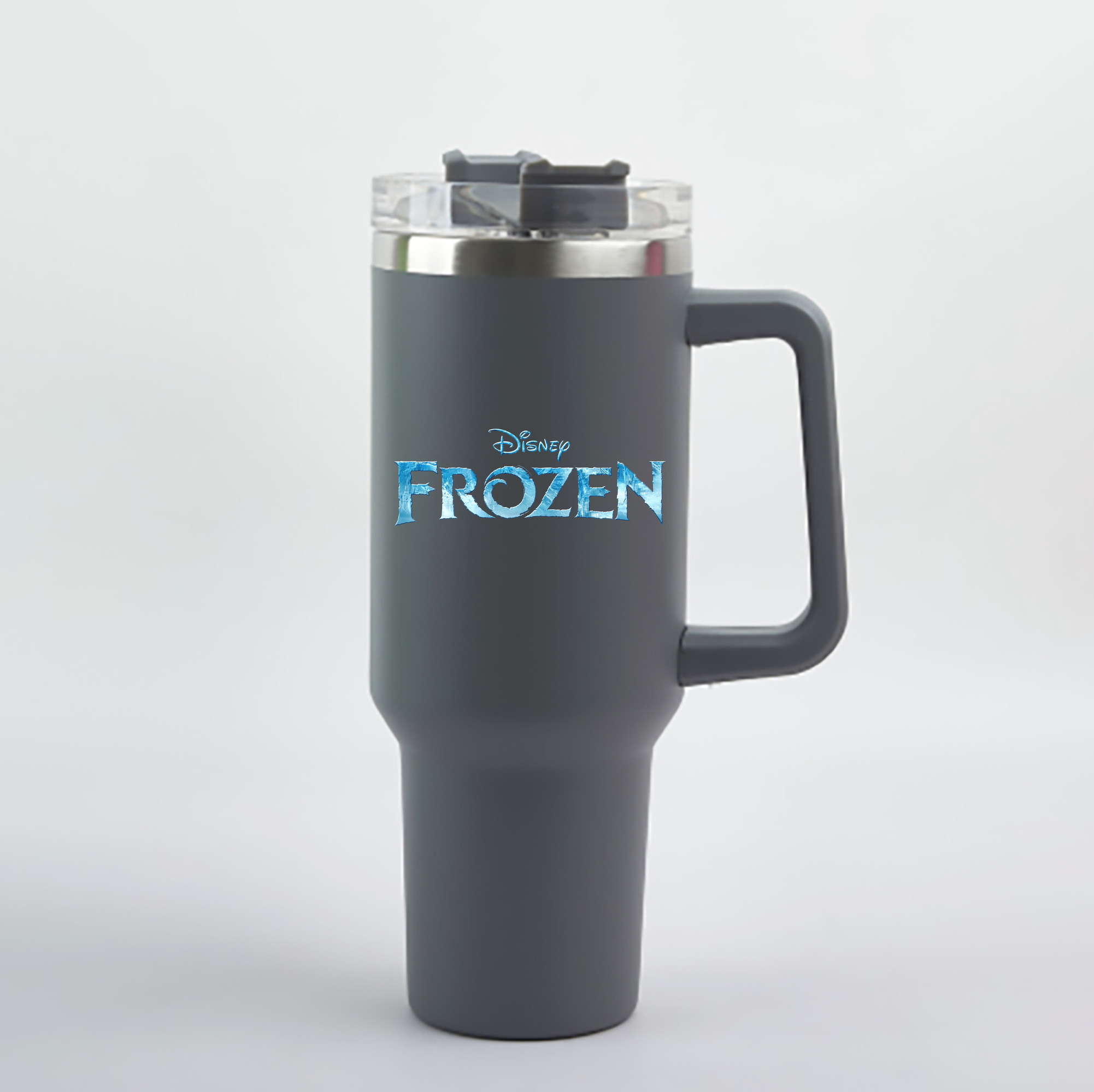 （画像用） アナと雪の女王 アンナ エルサ Frozen Anna Elsa 1200mL車用タンブラー - クリスタルステッカー（プラスチックストロー付き）