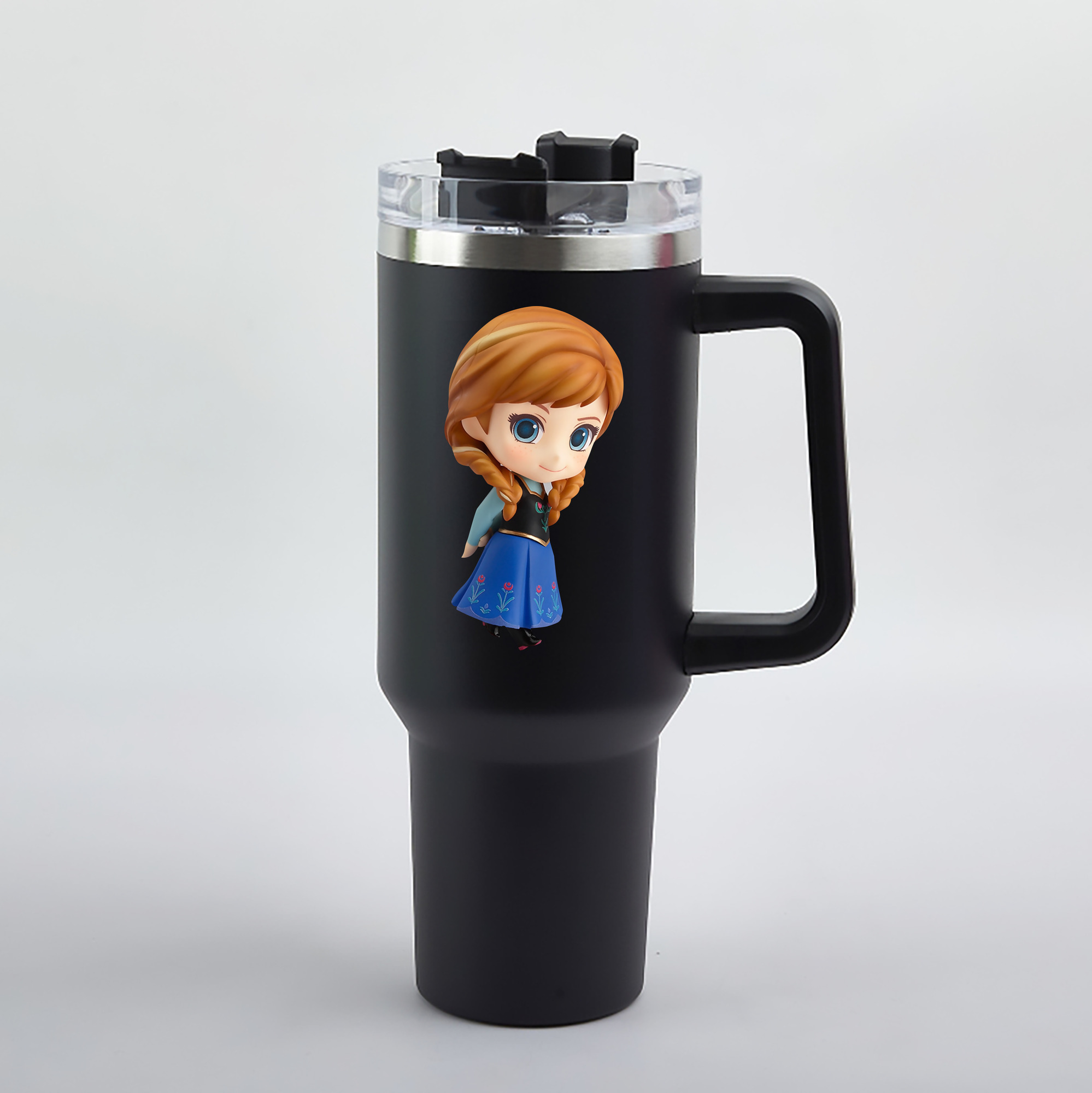 （画像用） アナと雪の女王 アンナ エルサ Frozen Anna Elsa 1200mL車用タンブラー（カラープリント）
