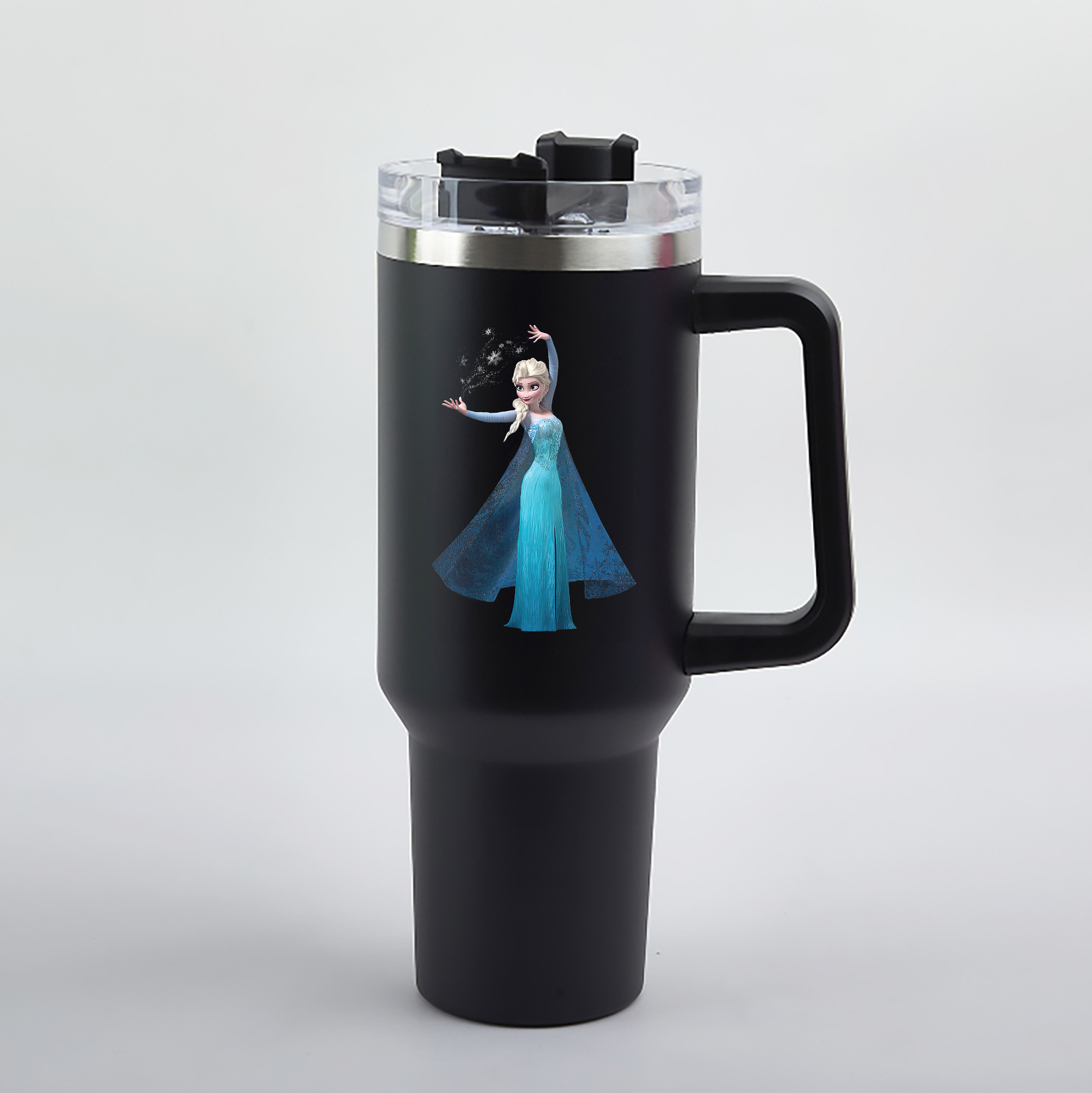 （画像用） アナと雪の女王 アンナ エルサ Frozen Anna Elsa 1200mL車用タンブラー（カラープリント）