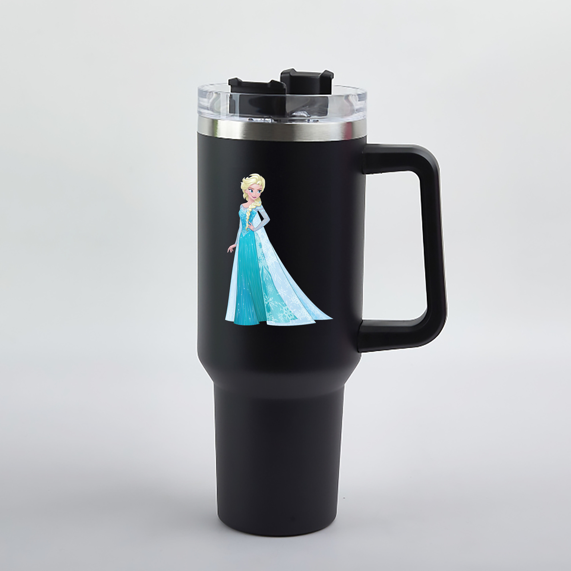 （画像用） アナと雪の女王 アンナ エルサ Frozen Anna Elsa 1200mL車用タンブラー（カラープリント）