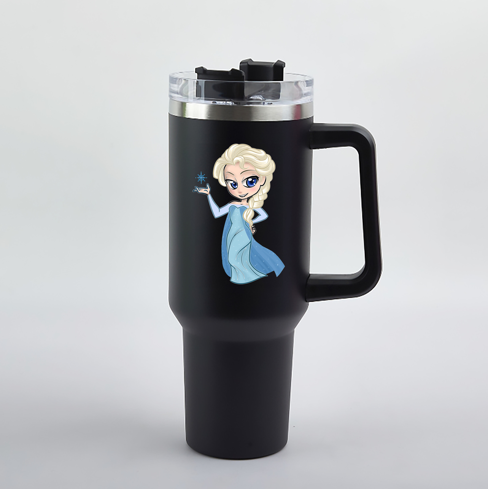 （画像用） アナと雪の女王 アンナ エルサ Frozen Anna Elsa 1200mL車用タンブラー（カラープリント）