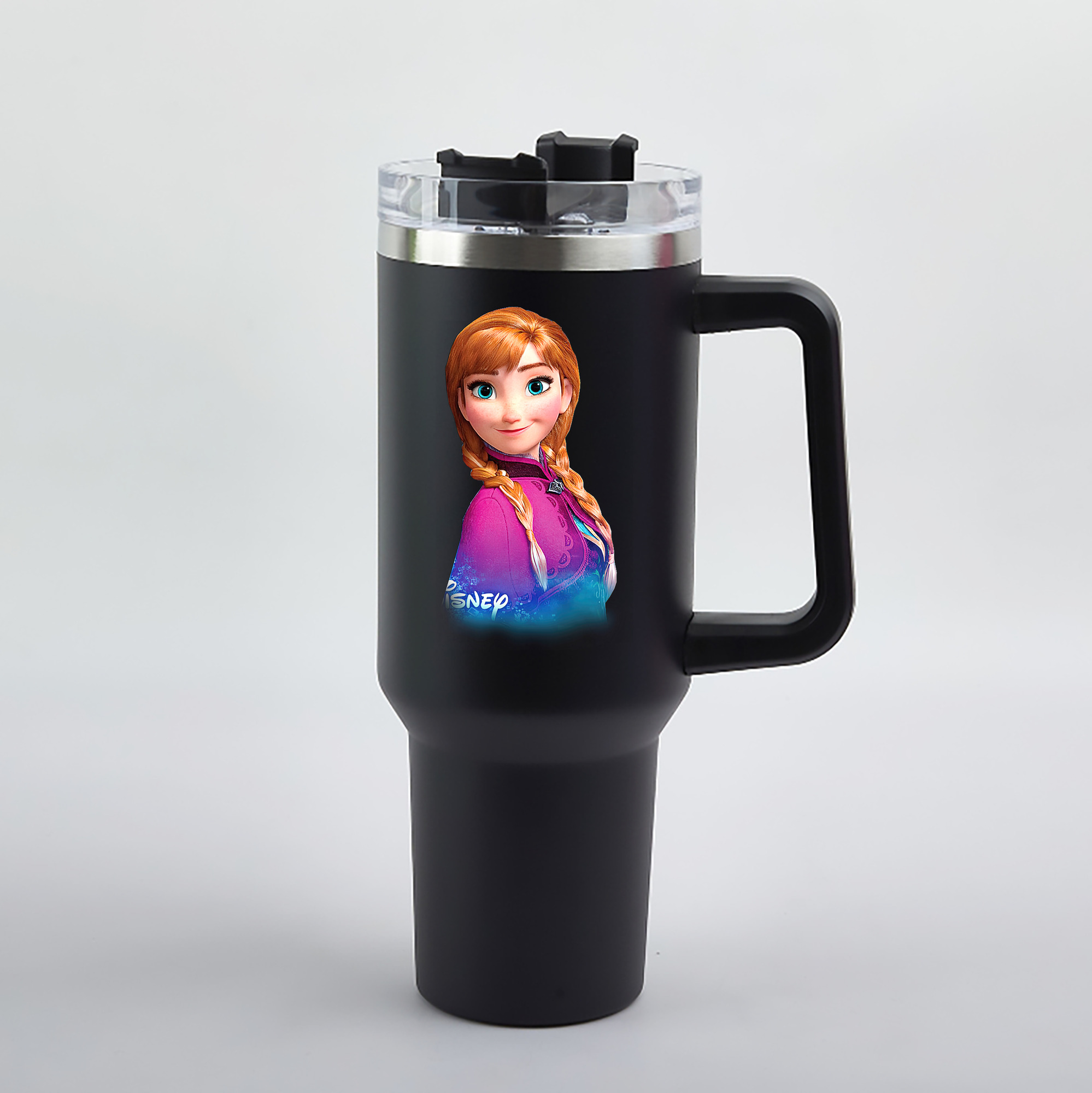 （画像用） アナと雪の女王 アンナ エルサ Frozen Anna Elsa 1200mL車用タンブラー（カラープリント）