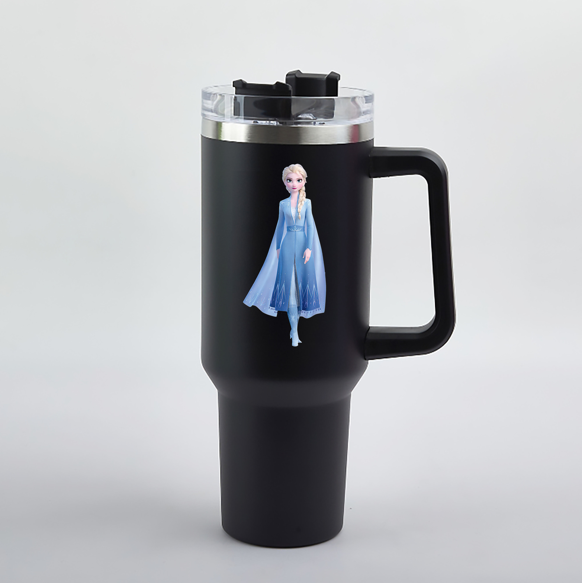 （画像用） アナと雪の女王 アンナ エルサ Frozen Anna Elsa 1200mL車用タンブラー（カラープリント）