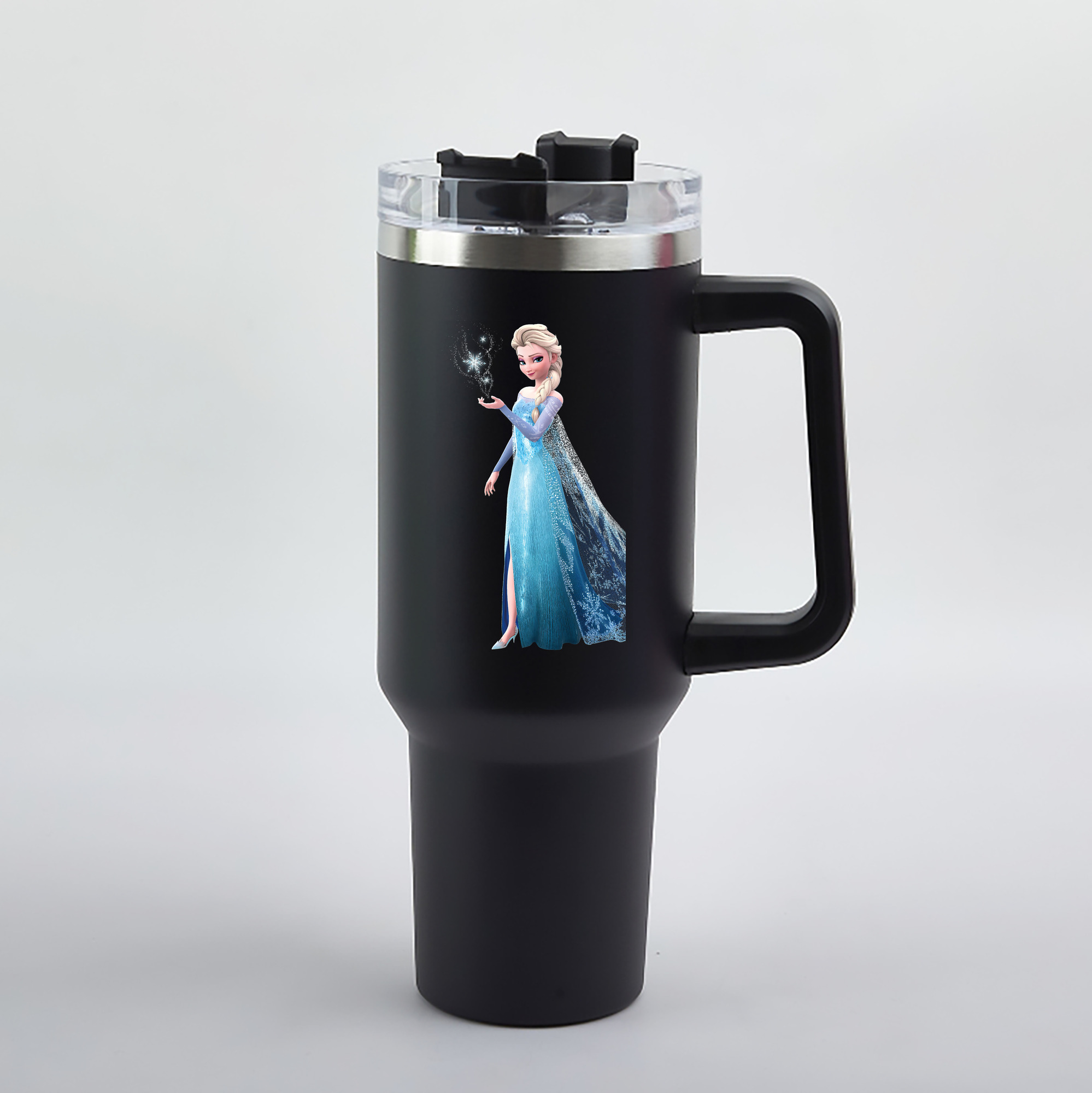 （画像用） アナと雪の女王 アンナ エルサ Frozen Anna Elsa 1200mL車用タンブラー（カラープリント）