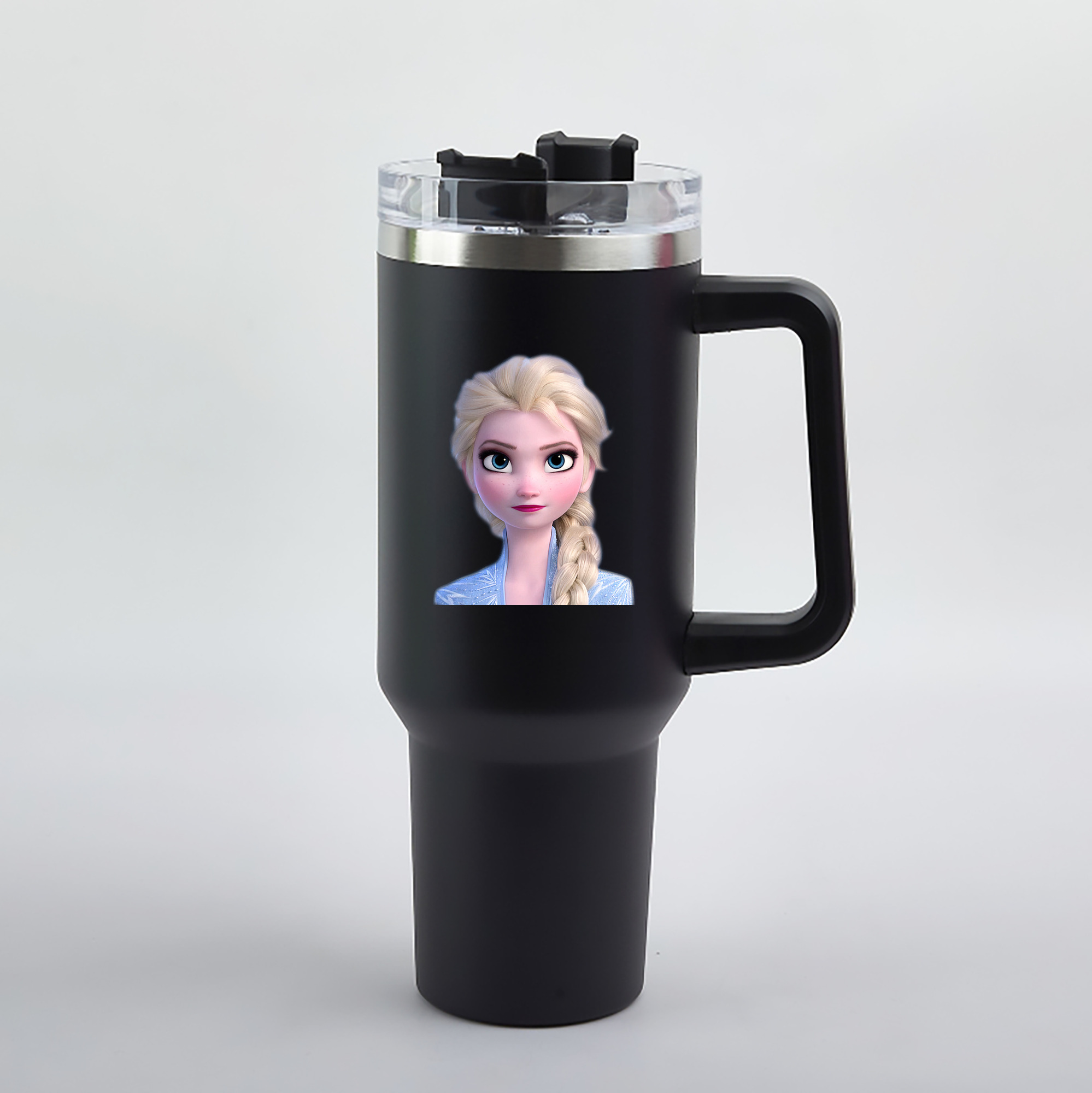 （画像用） アナと雪の女王 アンナ エルサ Frozen Anna Elsa 1200mL車用タンブラー（カラープリント）