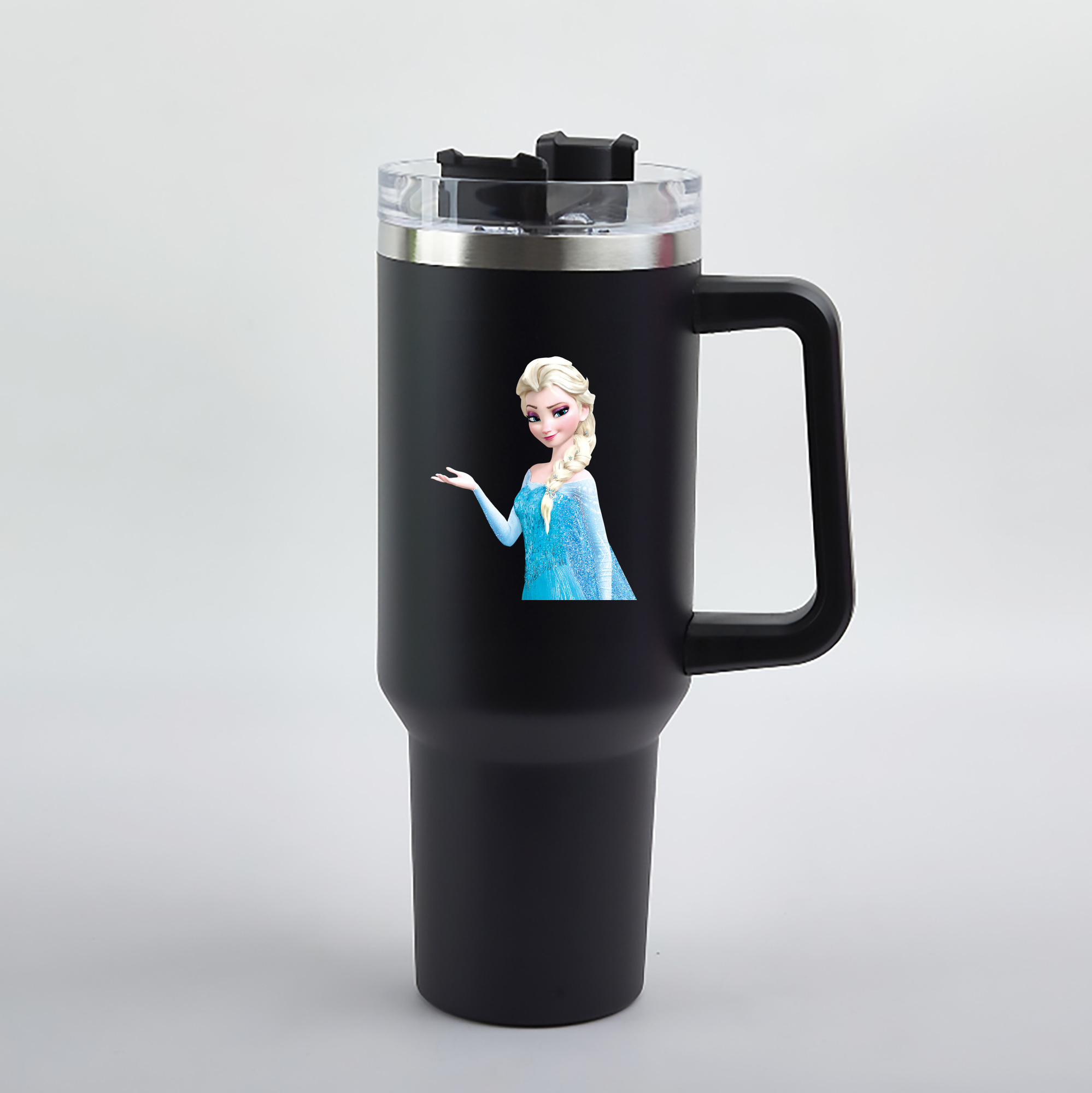 （画像用） アナと雪の女王 アンナ エルサ Frozen Anna Elsa 1200mL車用タンブラー（カラープリント）
