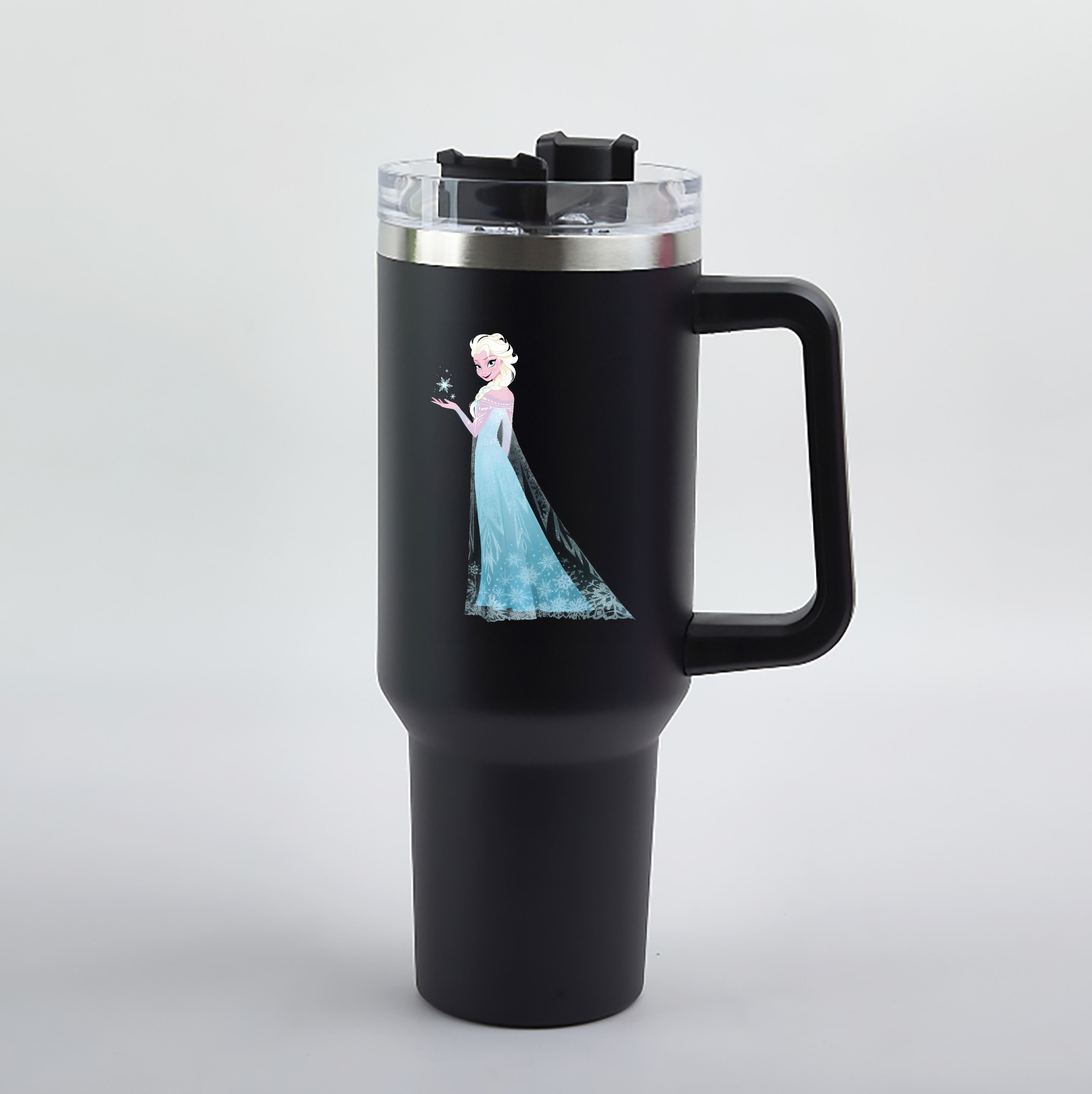（画像用） アナと雪の女王 アンナ エルサ Frozen Anna Elsa 1200mL車用タンブラー（カラープリント）