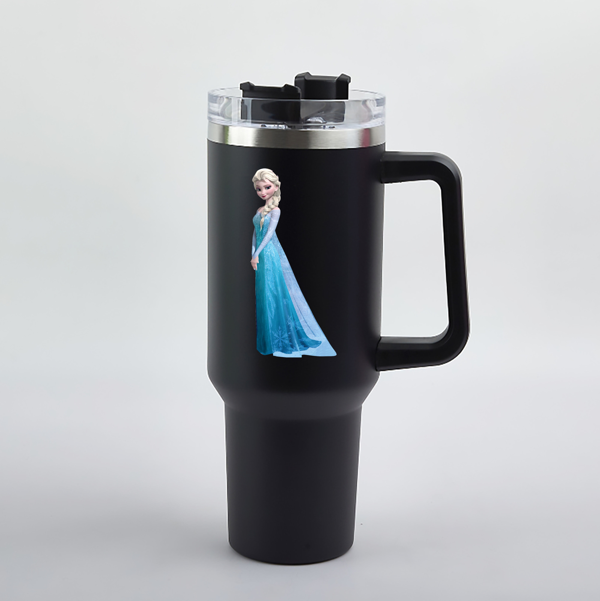 （画像用） アナと雪の女王 アンナ エルサ Frozen Anna Elsa 1200mL車用タンブラー（カラープリント）