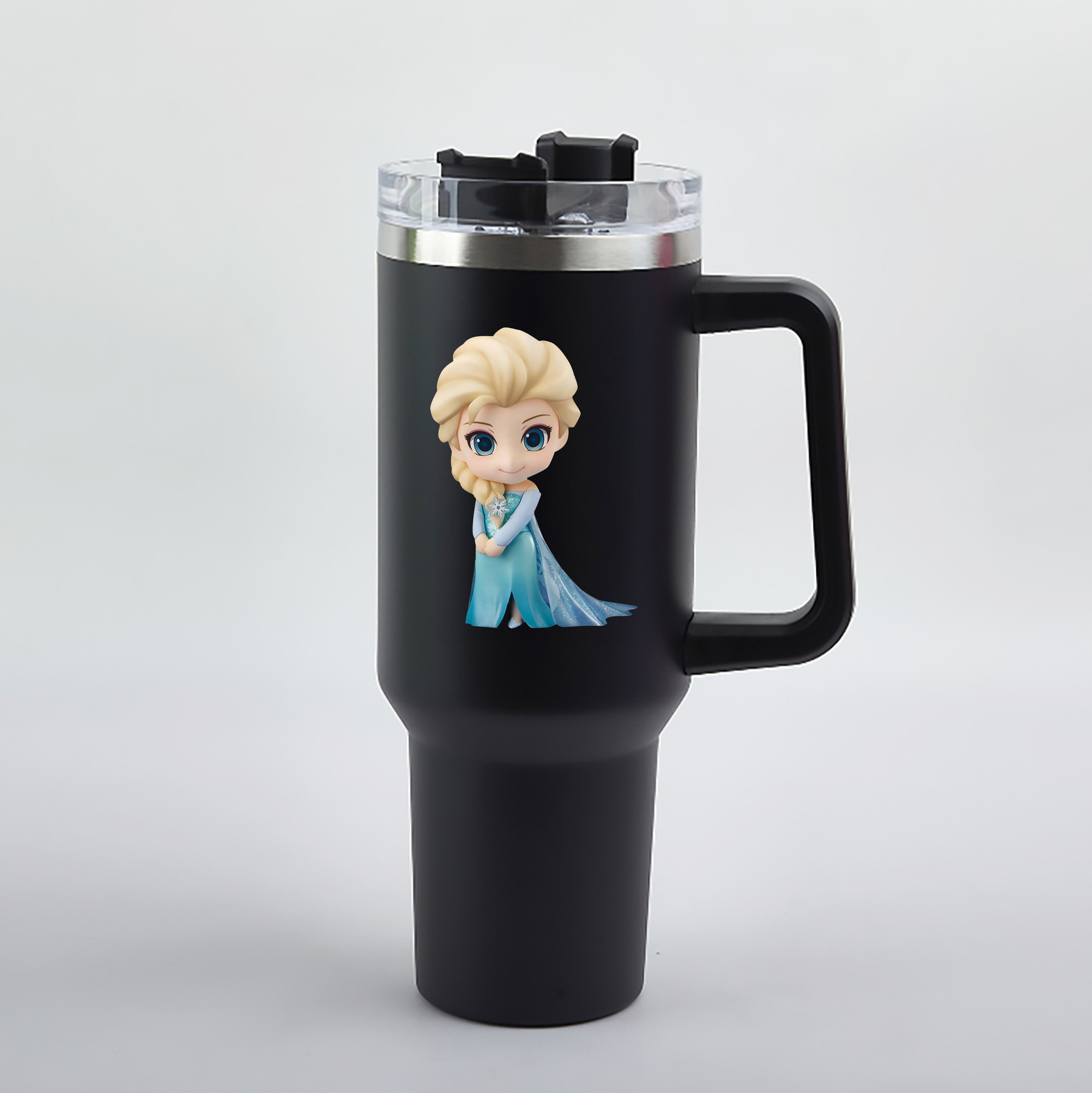 （画像用） アナと雪の女王 アンナ エルサ Frozen Anna Elsa 1200mL車用タンブラー（カラープリント）