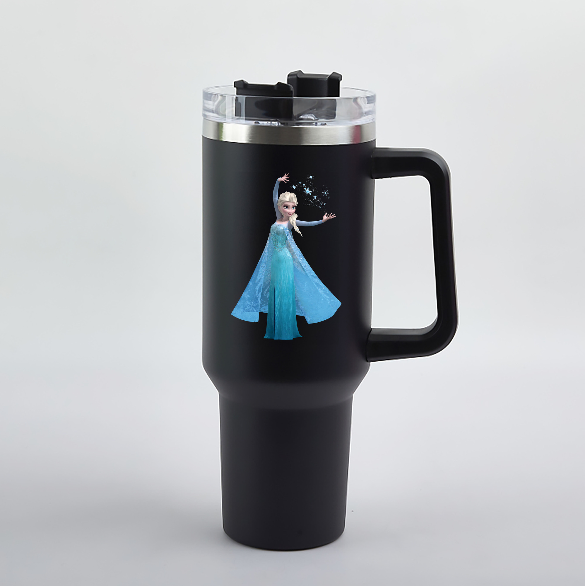 （画像用） アナと雪の女王 アンナ エルサ Frozen Anna Elsa 1200mL車用タンブラー（カラープリント）