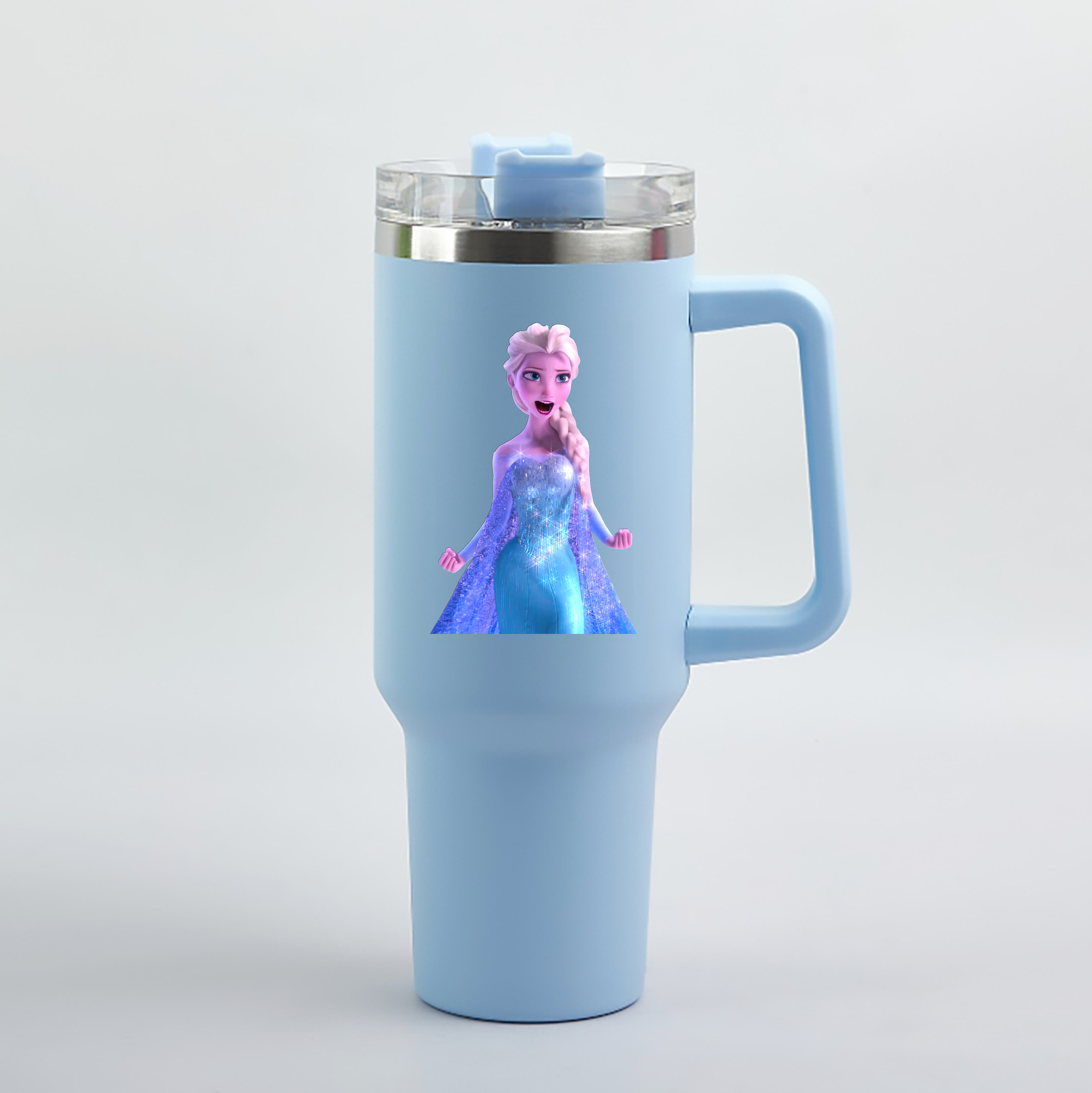 （画像用） アナと雪の女王 アンナ エルサ Frozen Anna Elsa 1200mL車用タンブラー（カラープリント）