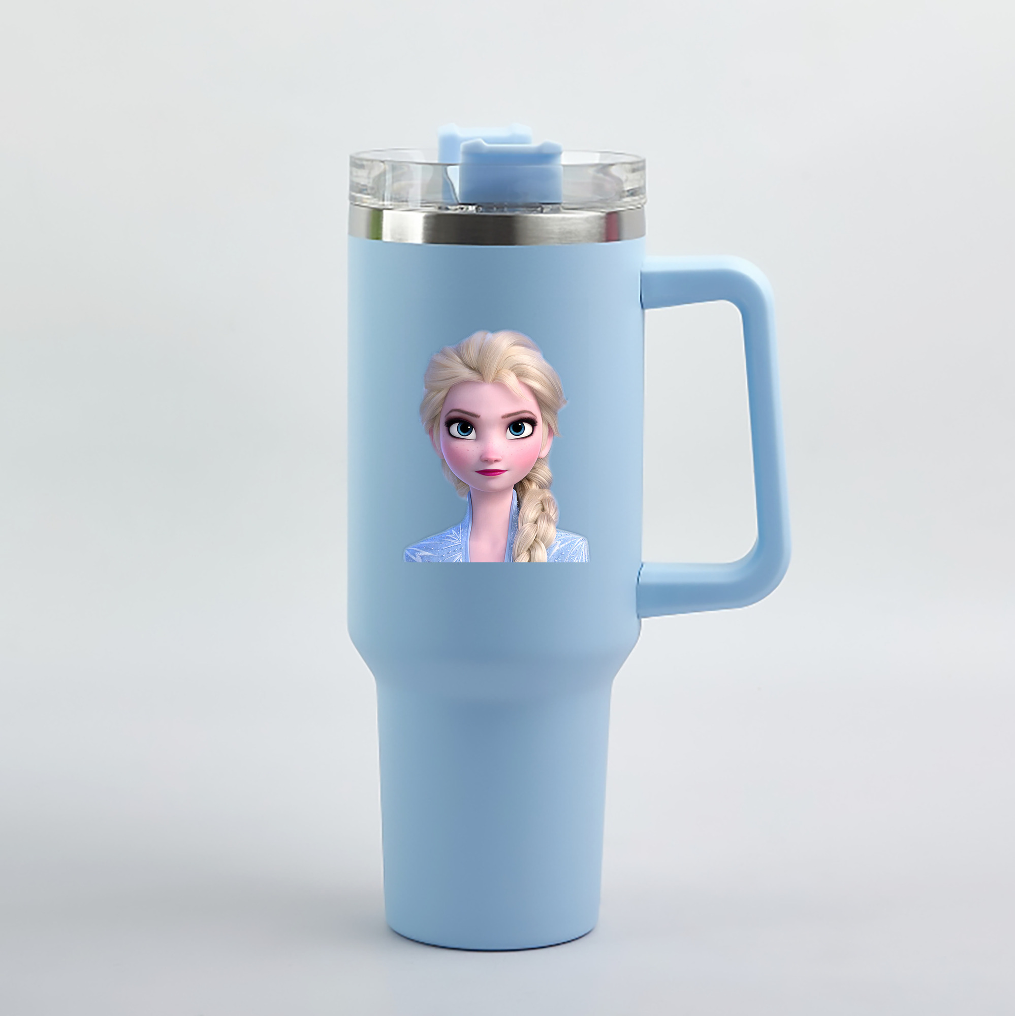 （画像用） アナと雪の女王 アンナ エルサ Frozen Anna Elsa 1200mL車用タンブラー（カラープリント）