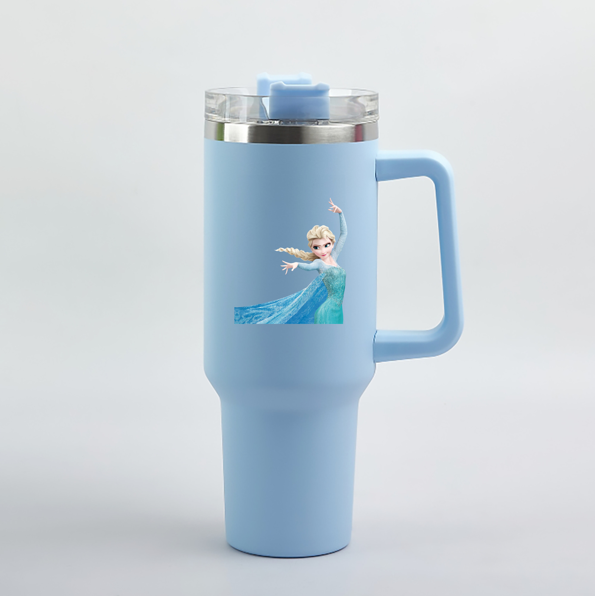 （画像用） アナと雪の女王 アンナ エルサ Frozen Anna Elsa 1200mL車用タンブラー（カラープリント）