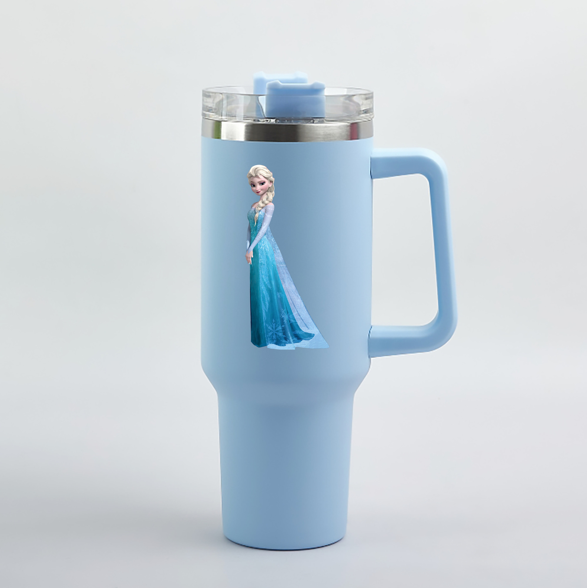 （画像用） アナと雪の女王 アンナ エルサ Frozen Anna Elsa 1200mL車用タンブラー（カラープリント）