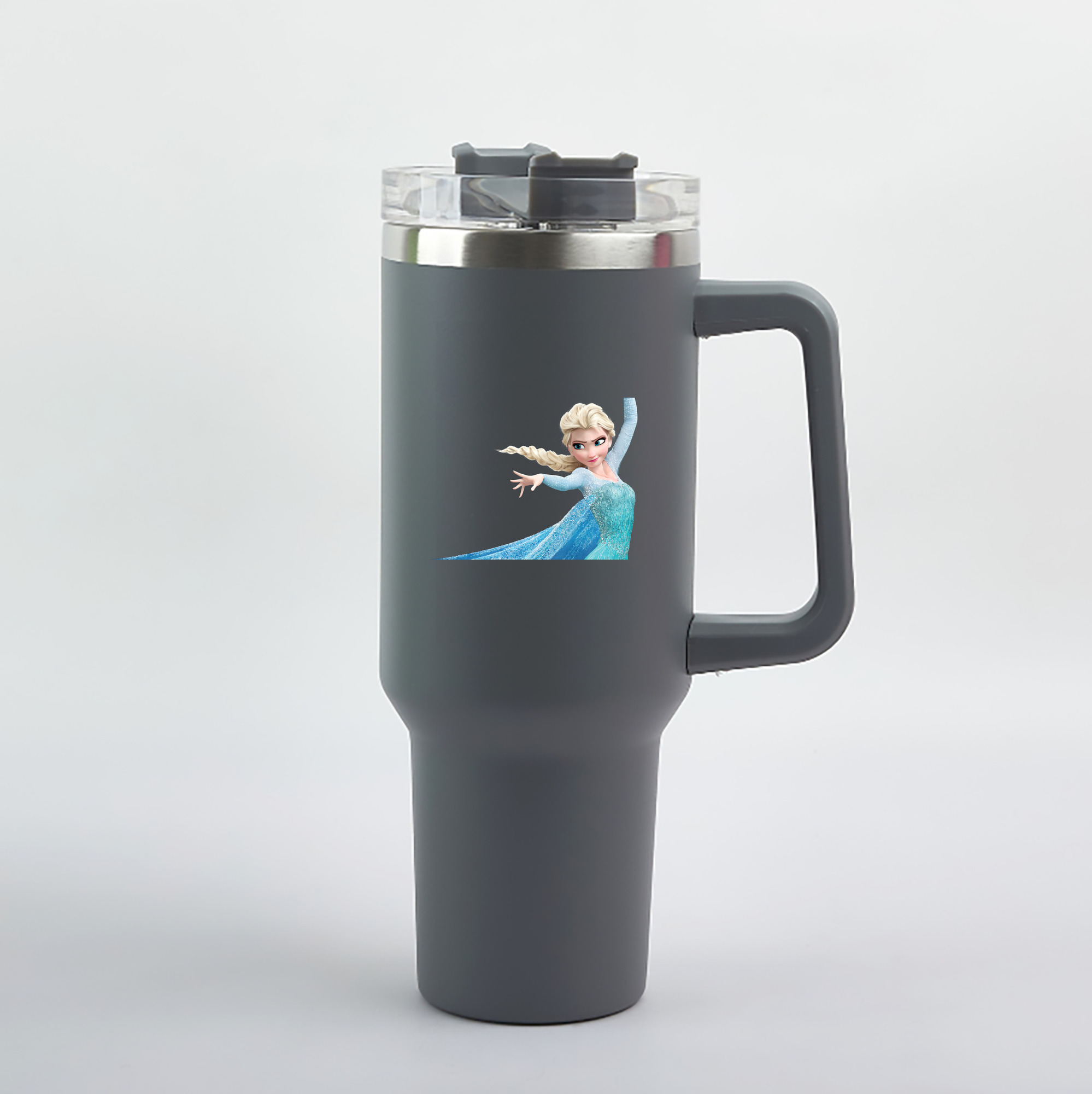 （画像用） アナと雪の女王 アンナ エルサ Frozen Anna Elsa 1200mL車用タンブラー（カラープリント）