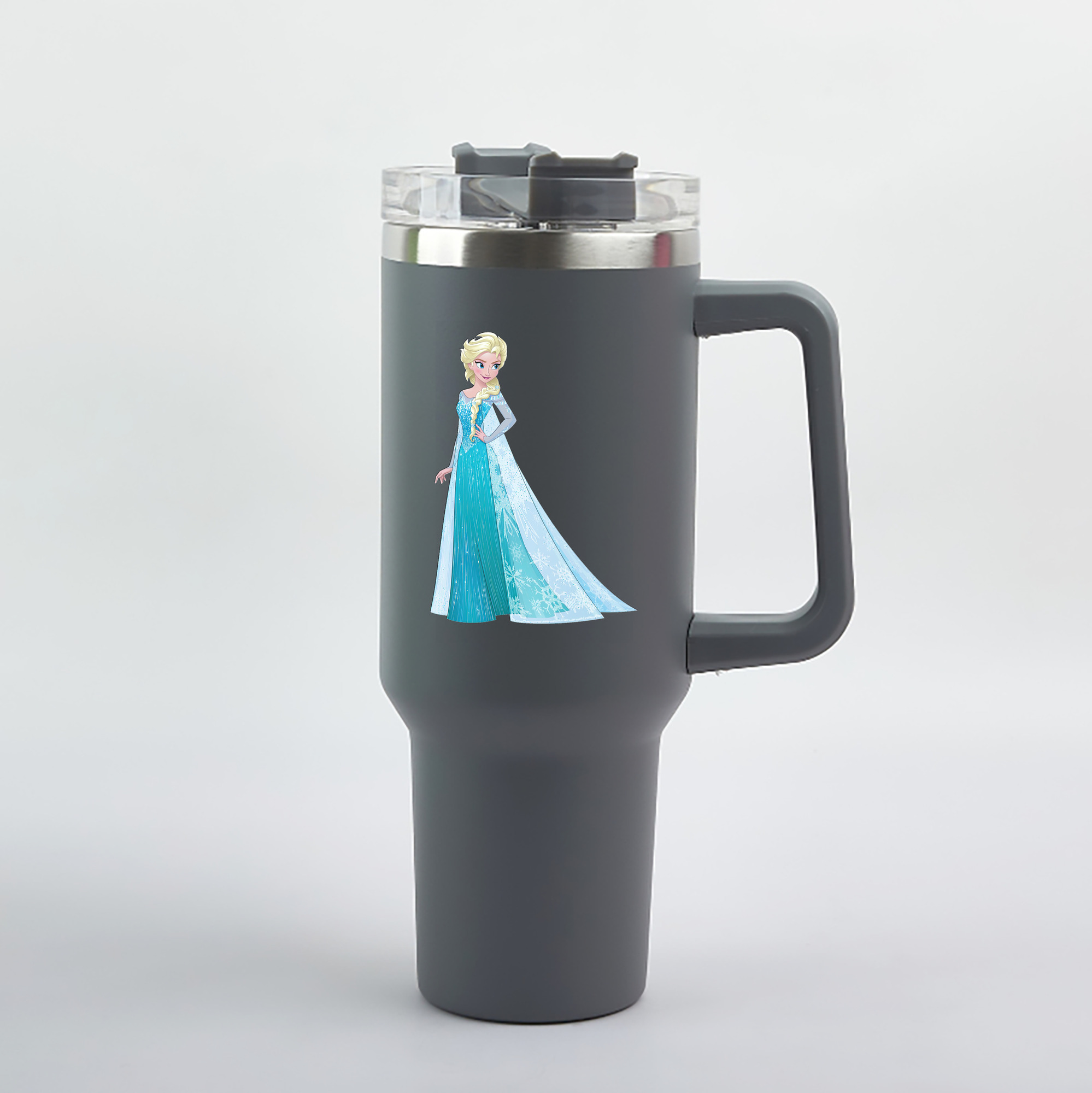 （画像用） アナと雪の女王 アンナ エルサ Frozen Anna Elsa 1200mL車用タンブラー（カラープリント）