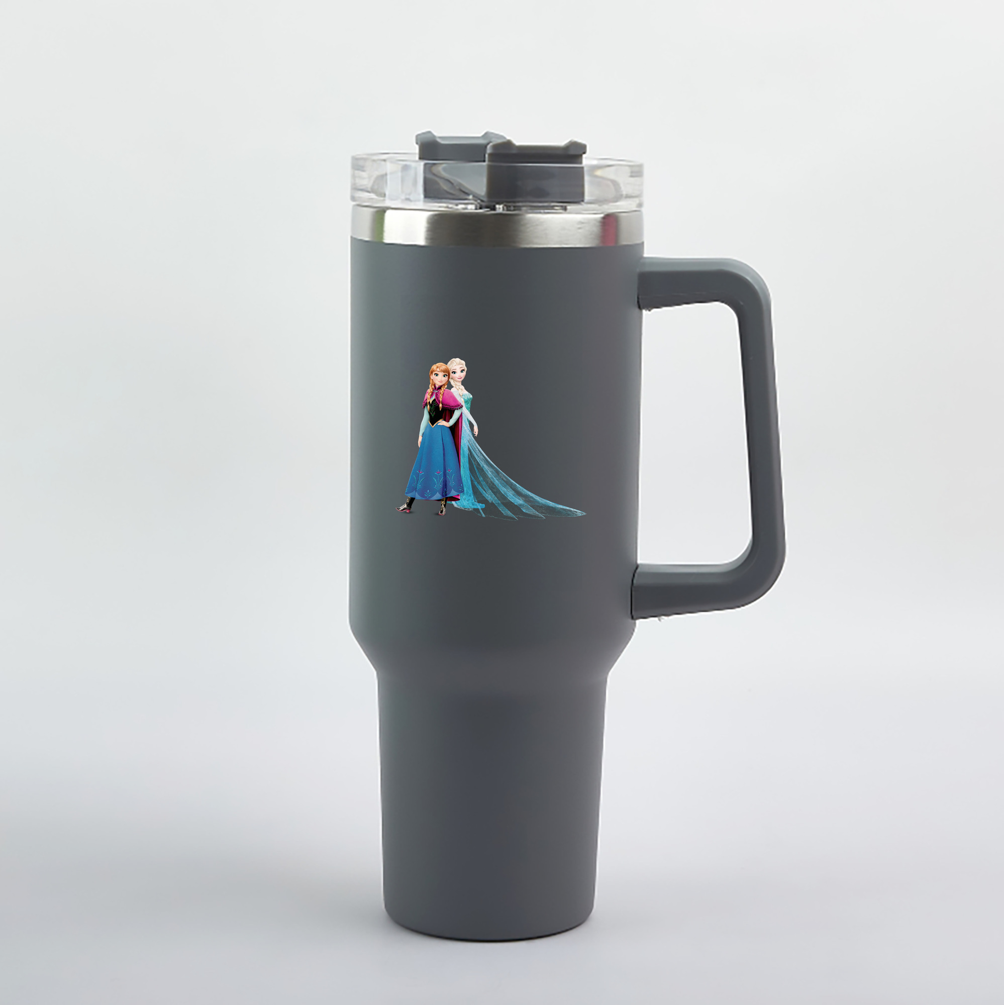 （画像用） アナと雪の女王 アンナ エルサ Frozen Anna Elsa 1200mL車用タンブラー（カラープリント）