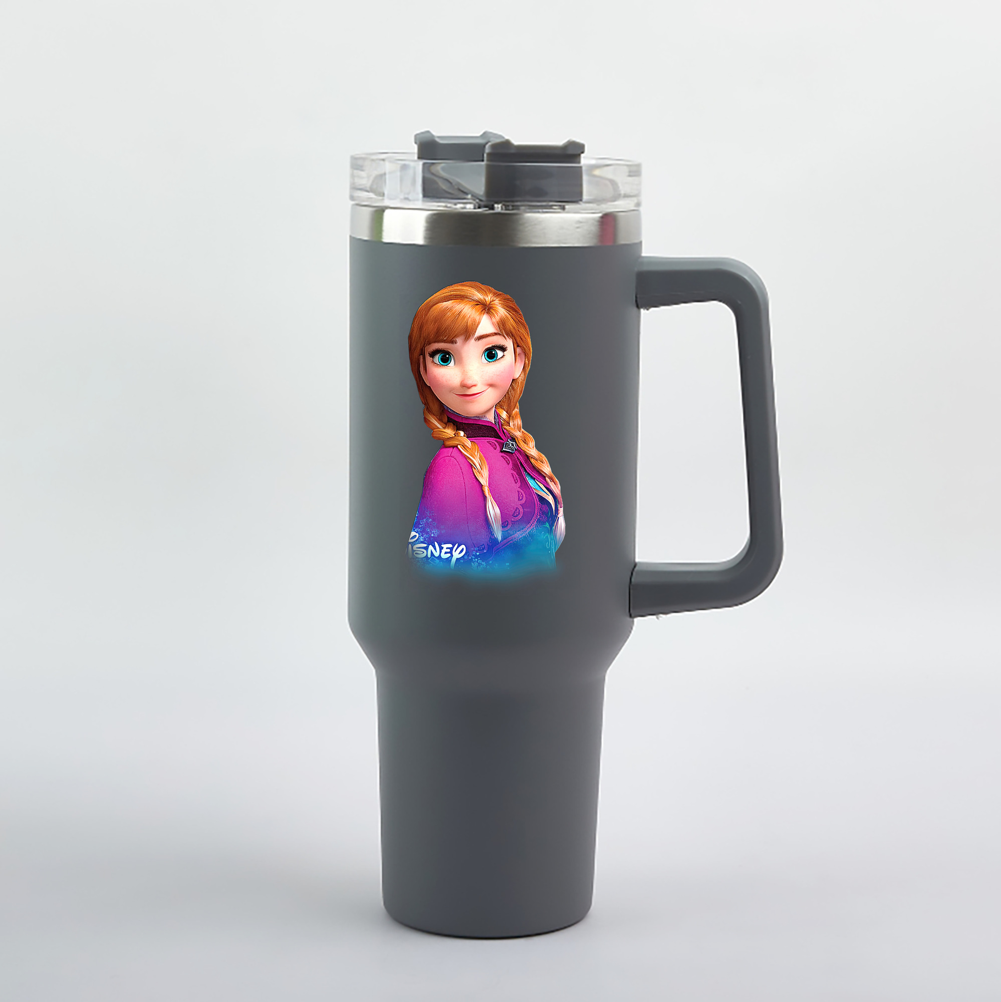 （画像用） アナと雪の女王 アンナ エルサ Frozen Anna Elsa 1200mL車用タンブラー（カラープリント）