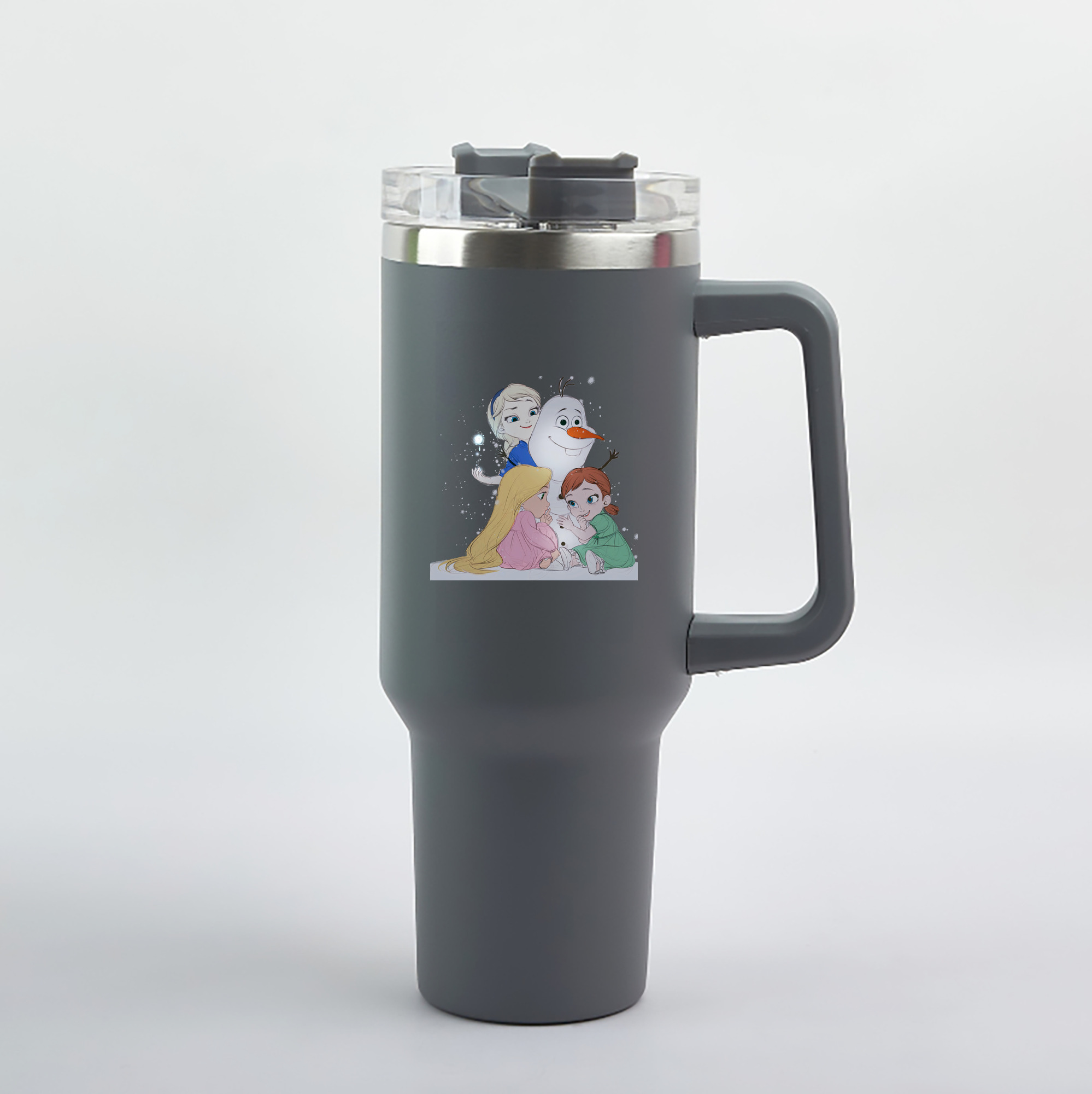 （画像用） アナと雪の女王 アンナ エルサ Frozen Anna Elsa 1200mL車用タンブラー（カラープリント）