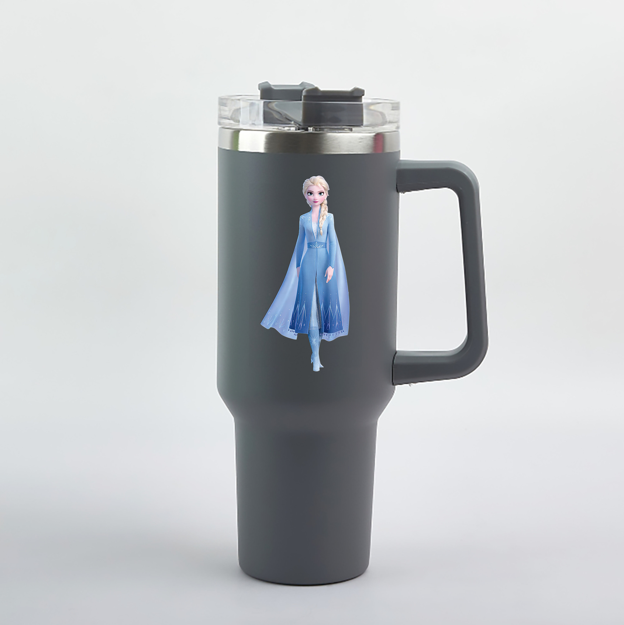 （画像用） アナと雪の女王 アンナ エルサ Frozen Anna Elsa 1200mL車用タンブラー（カラープリント）
