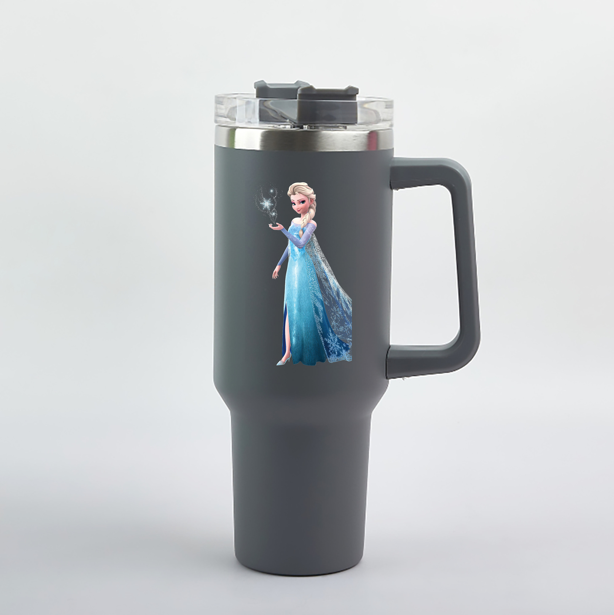 （画像用） アナと雪の女王 アンナ エルサ Frozen Anna Elsa 1200mL車用タンブラー（カラープリント）
