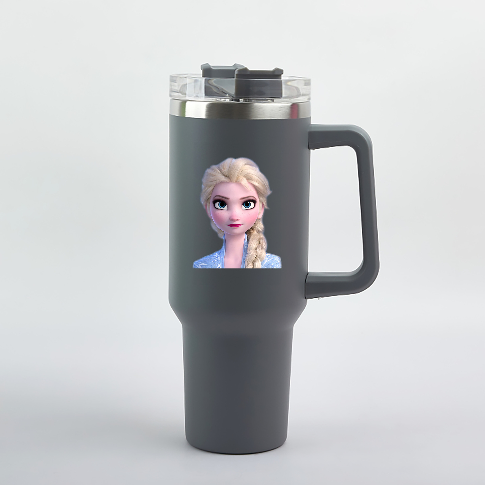 （画像用） アナと雪の女王 アンナ エルサ Frozen Anna Elsa 1200mL車用タンブラー（カラープリント）