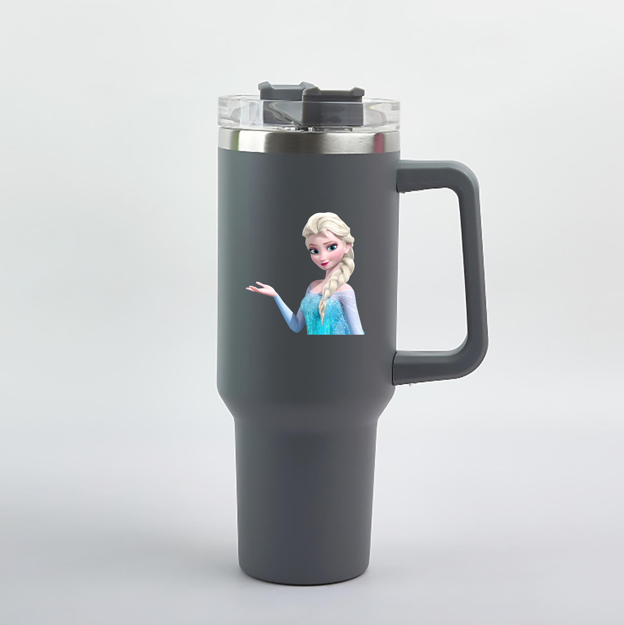 （画像用） アナと雪の女王 アンナ エルサ Frozen Anna Elsa 1200mL車用タンブラー（カラープリント）