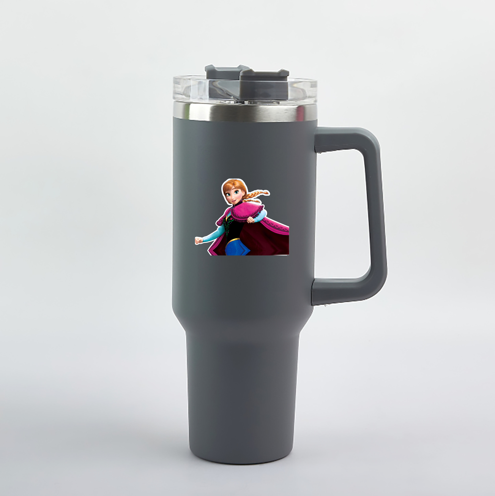 （画像用） アナと雪の女王 アンナ エルサ Frozen Anna Elsa 1200mL車用タンブラー（カラープリント）