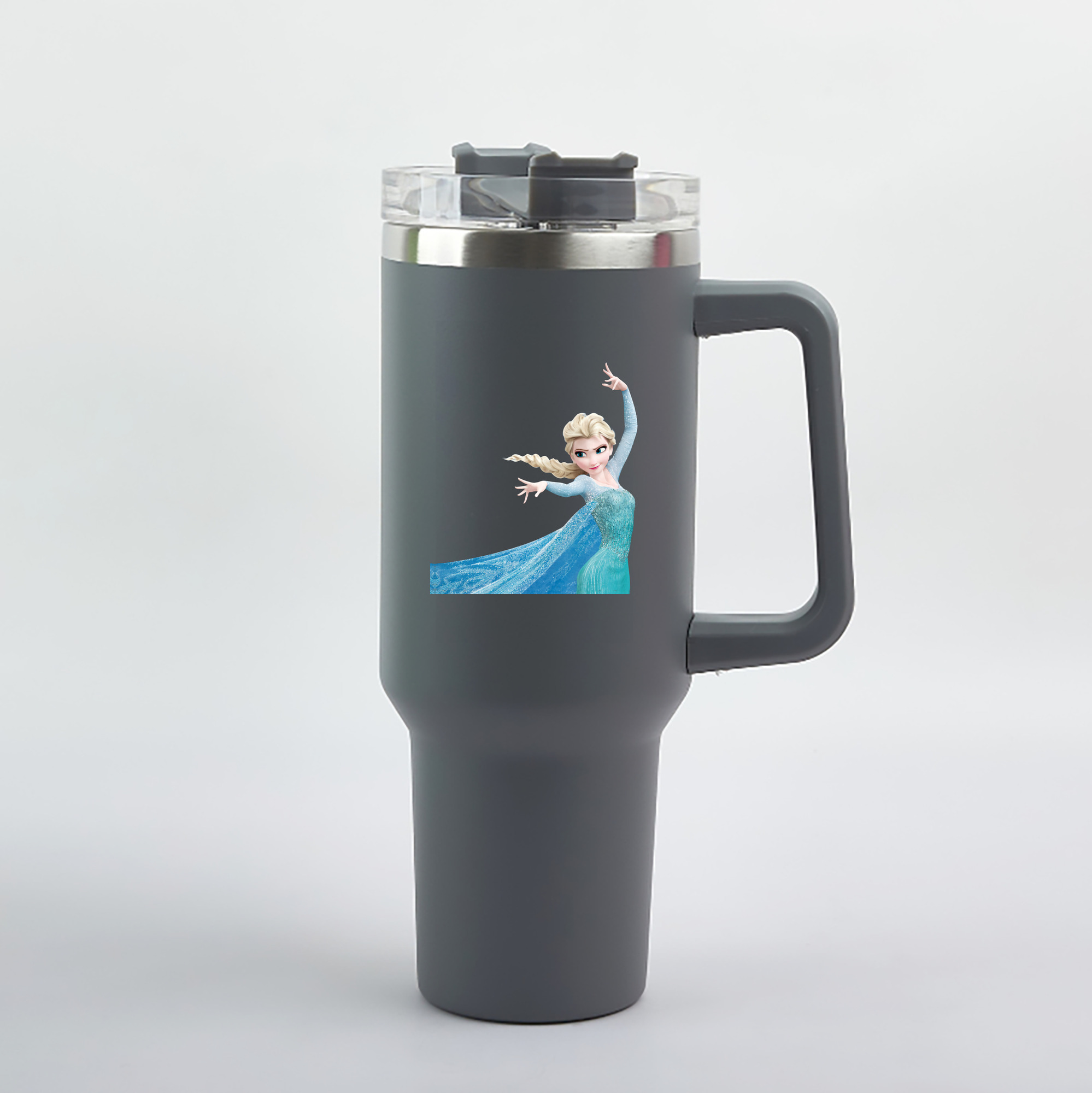 （画像用） アナと雪の女王 アンナ エルサ Frozen Anna Elsa 1200mL車用タンブラー（カラープリント）